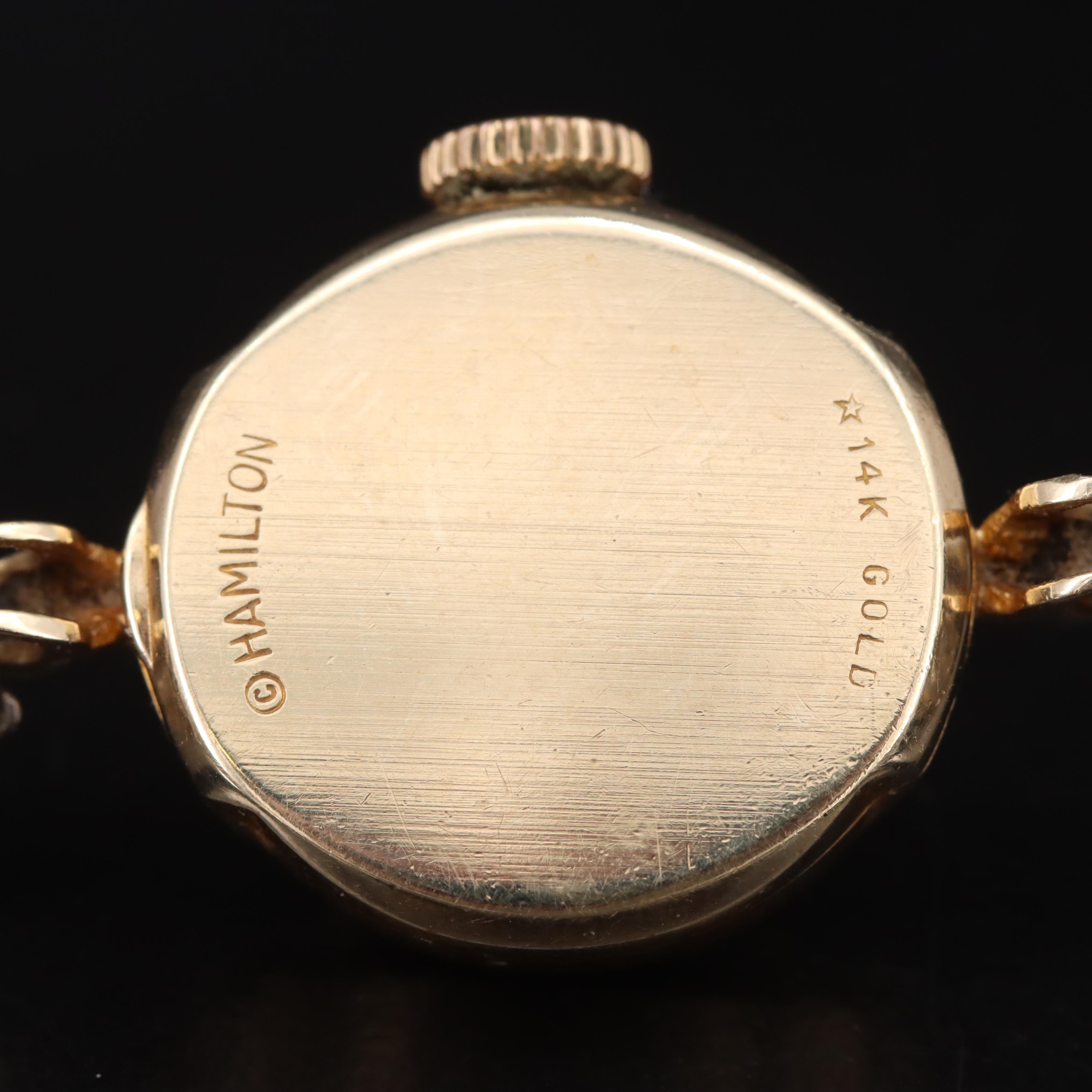 Vintage 14K Hamilton Watch