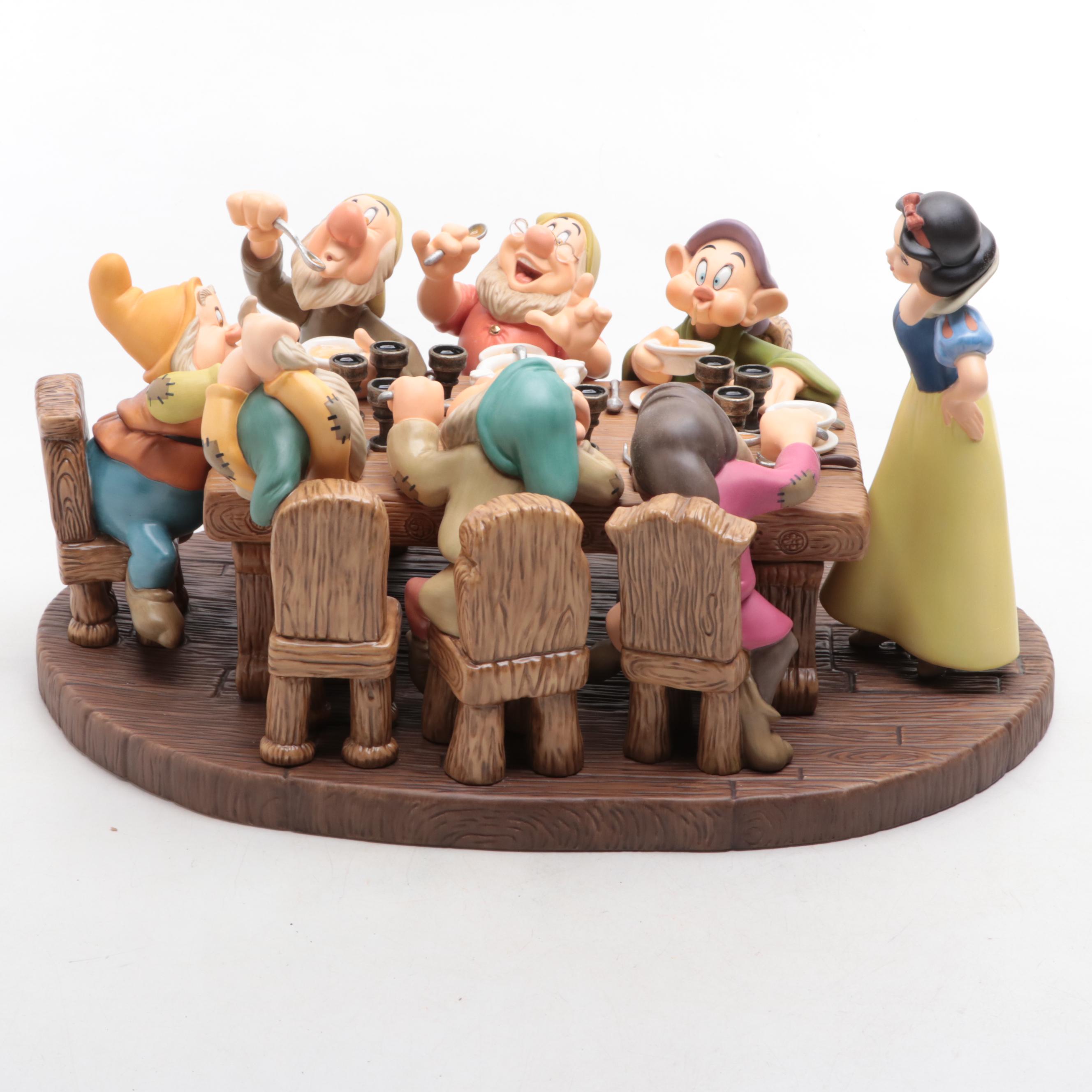 Walt Disney Classics Collection Limited Edition "Soup's On" Figurine and Book