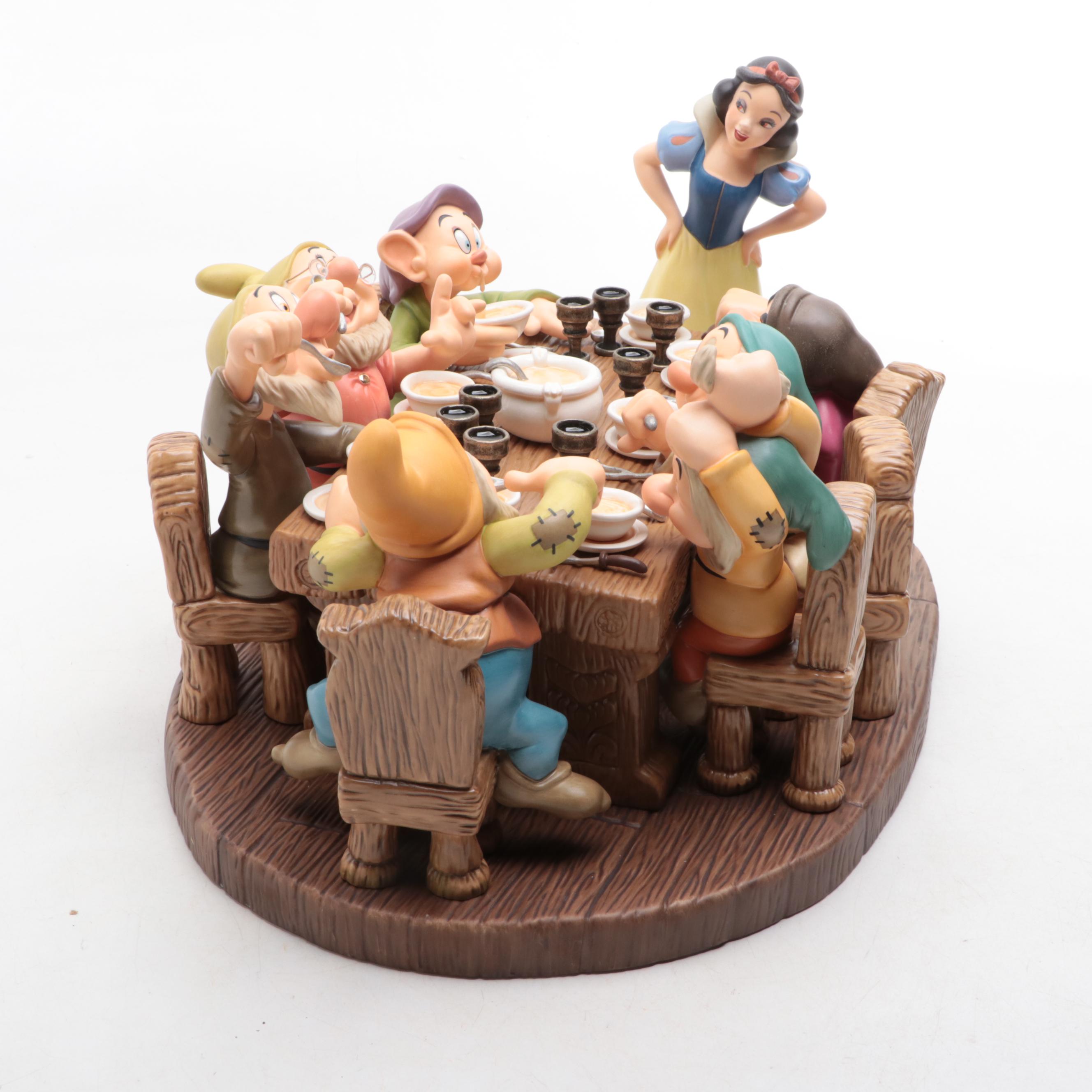 Walt Disney Classics Collection Limited Edition "Soup's On" Figurine and Book