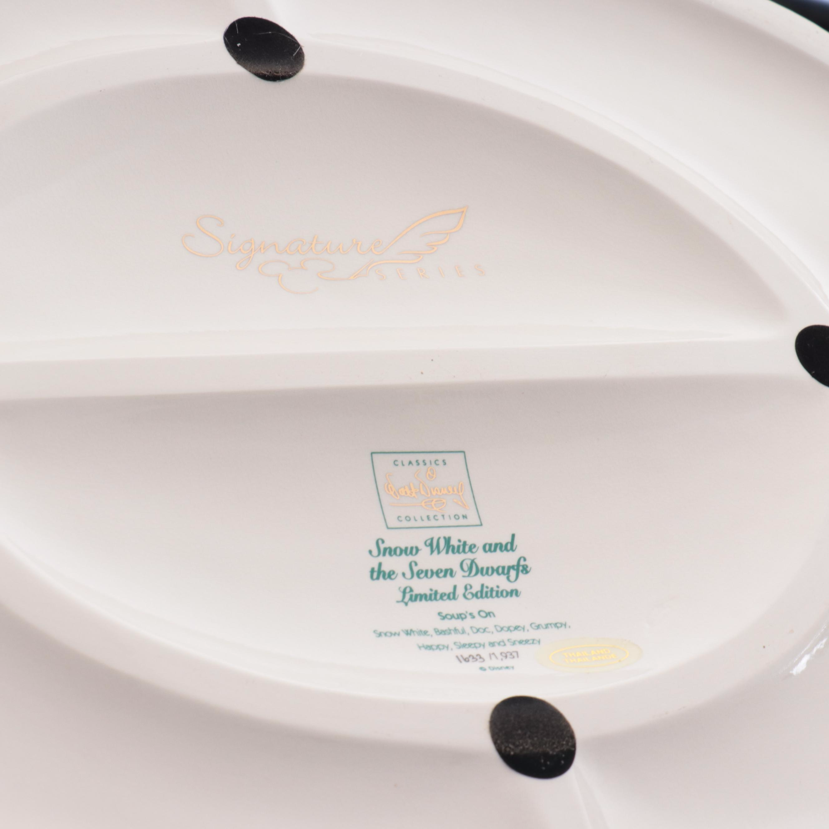 Walt Disney Classics Collection Limited Edition "Soup's On" Figurine and Book