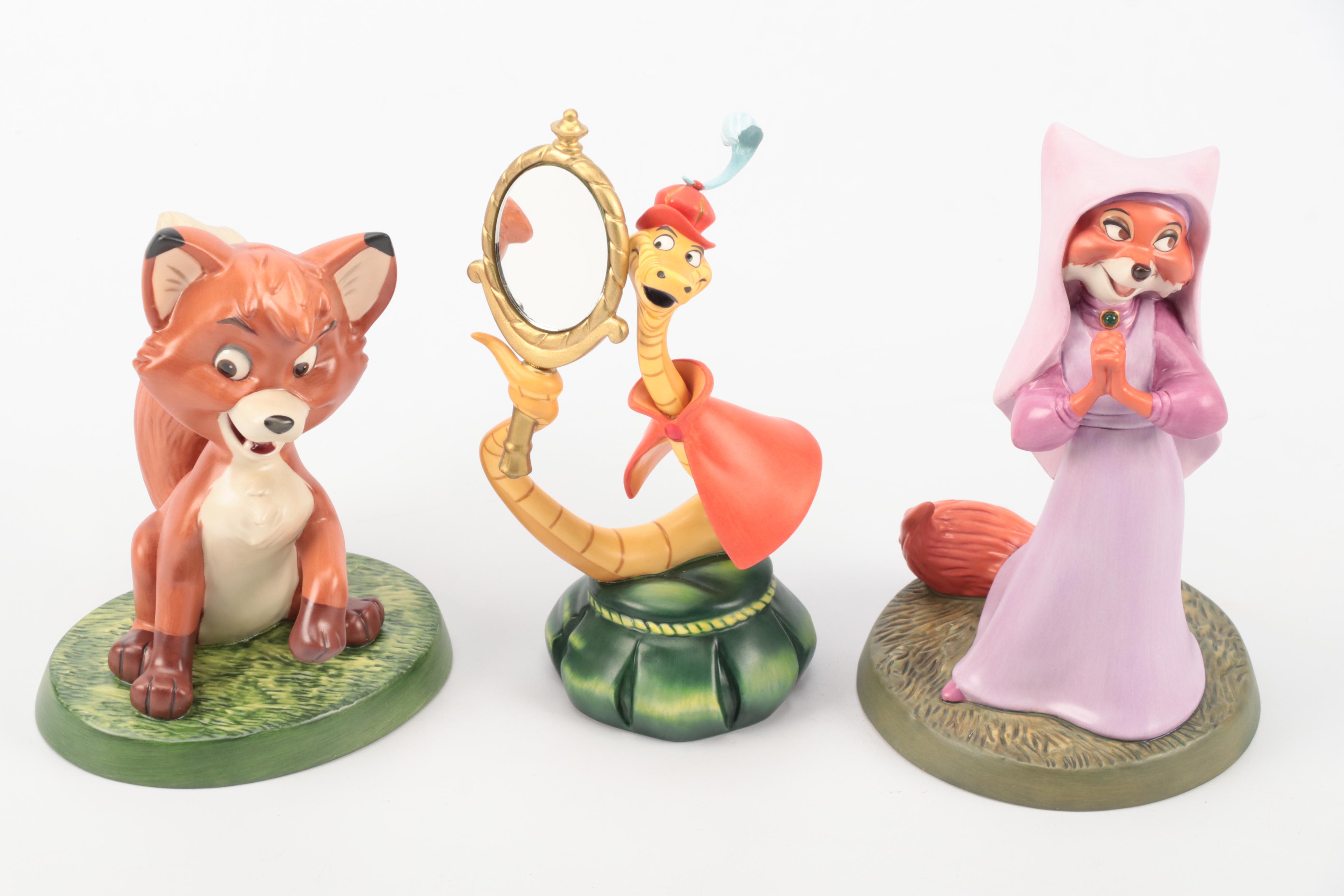 Walt Disney Classics Collection "Robin Hood" and Other Figurines
