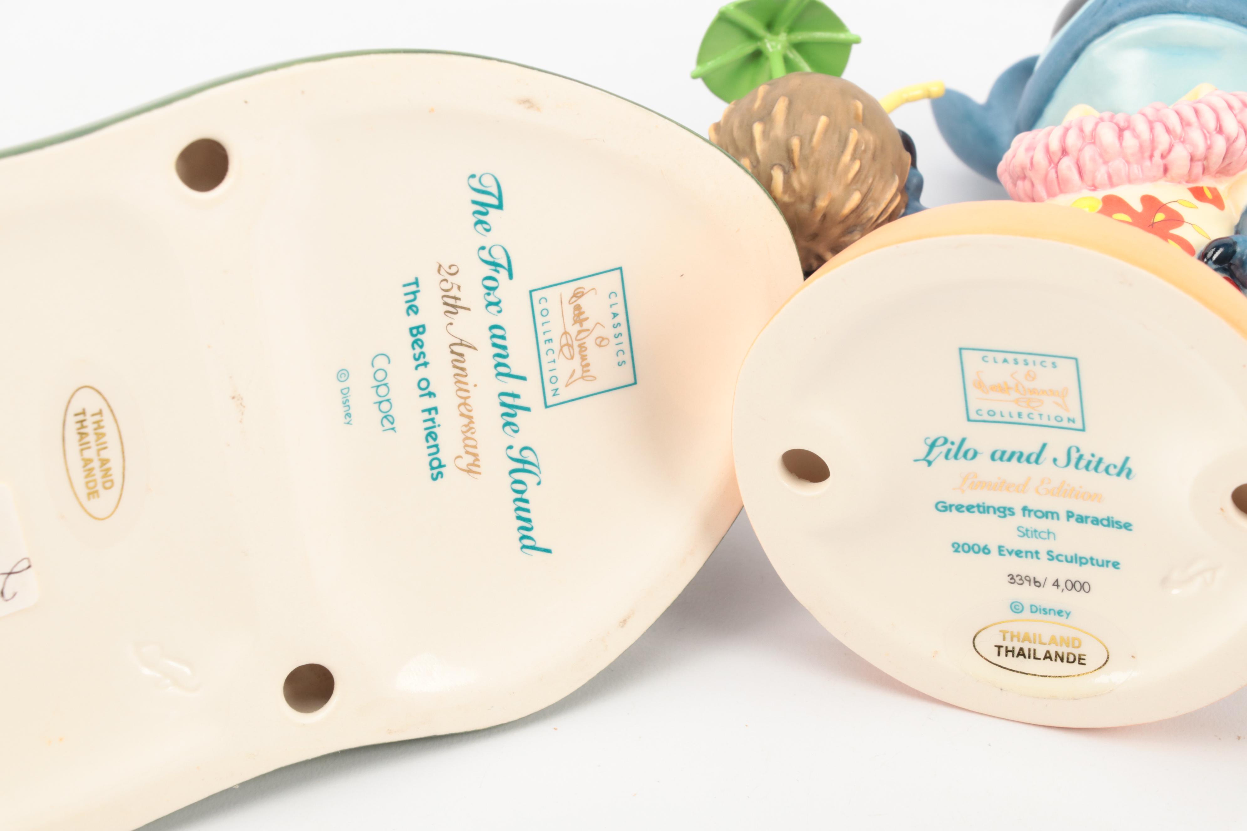 Walt Disney Classics Collection "Robin Hood" and Other Figurines