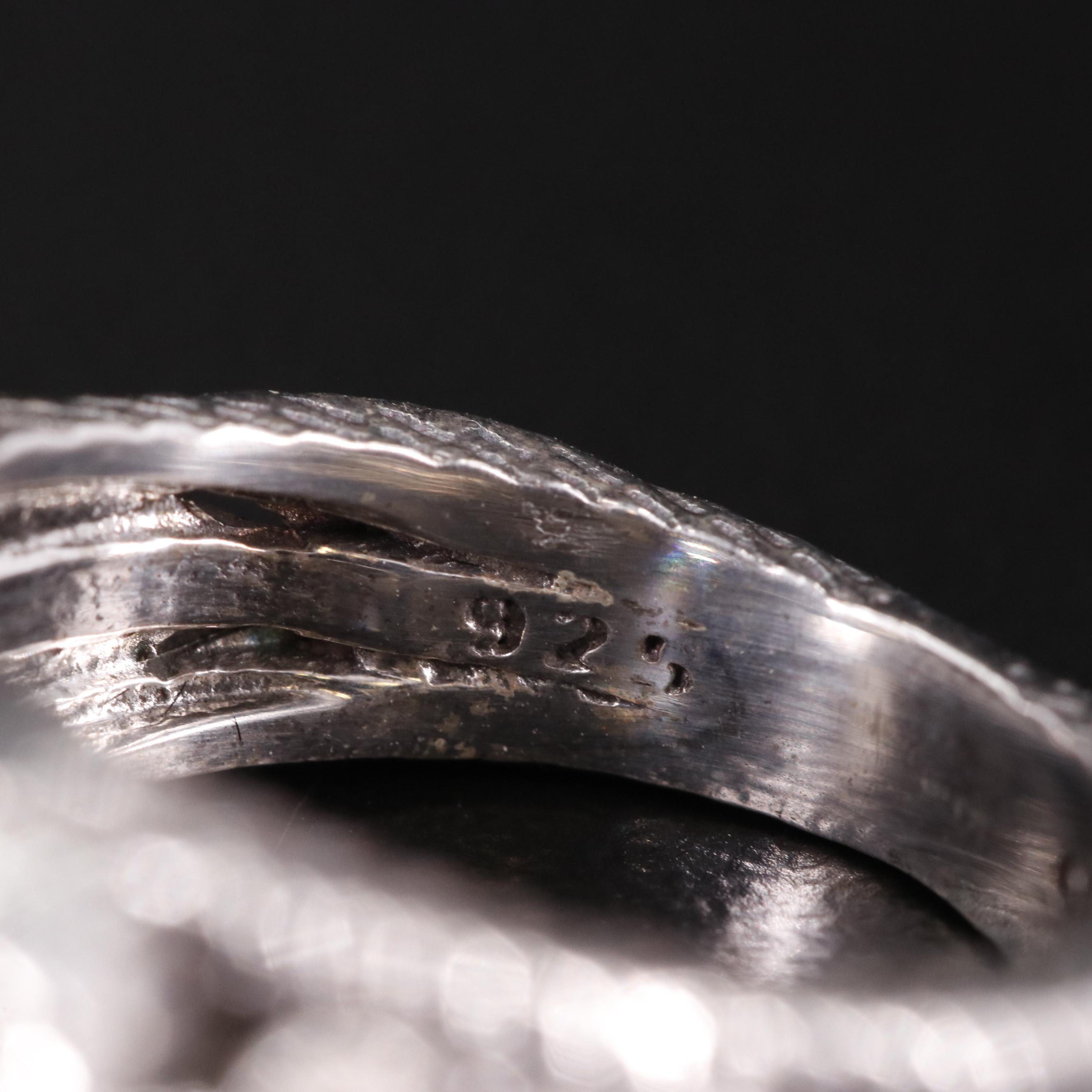 Sterling Mystic Topaz and White Topaz Ring