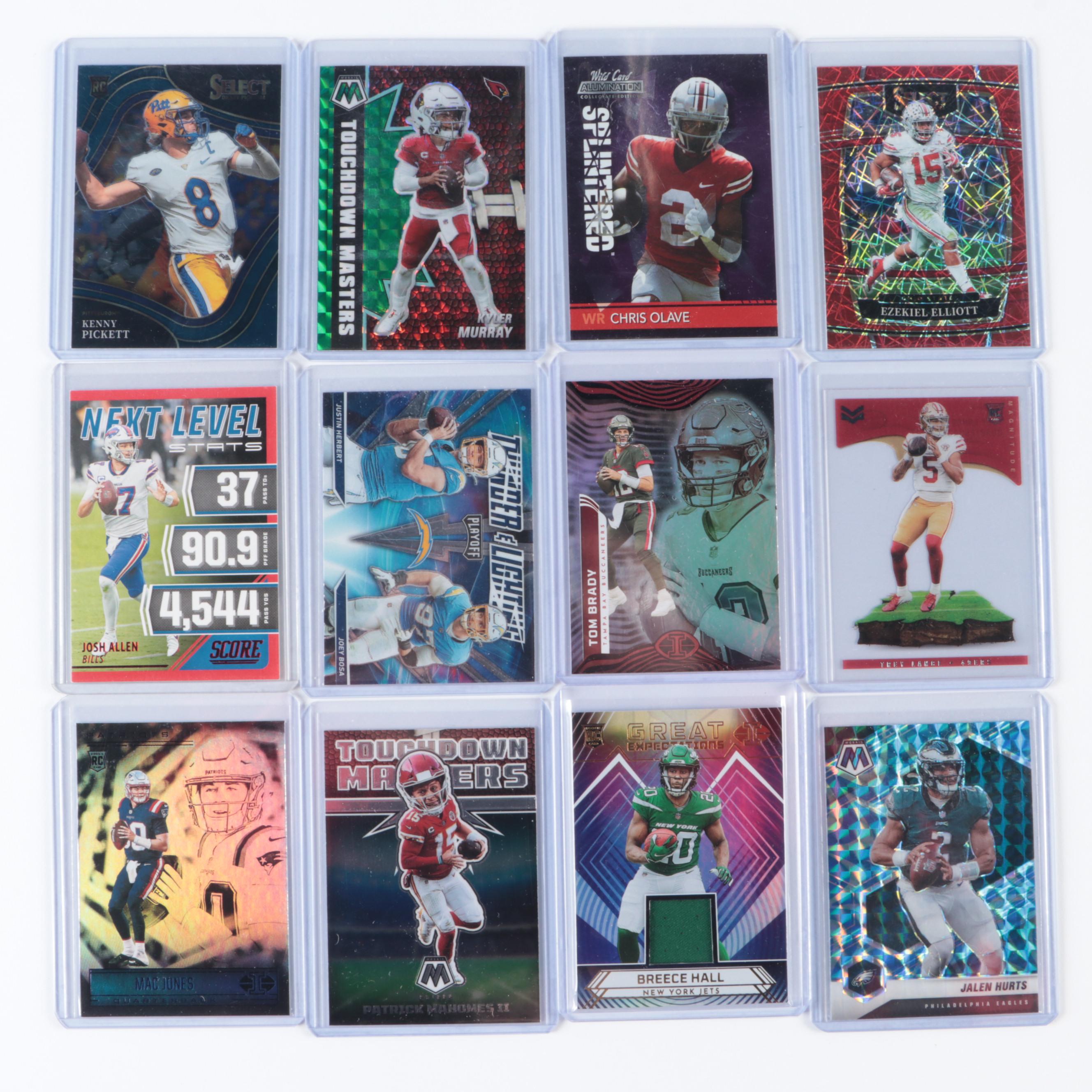 Mosaic with More Football Cards, John Elway, Tom Brady and More, 1980s–2020s