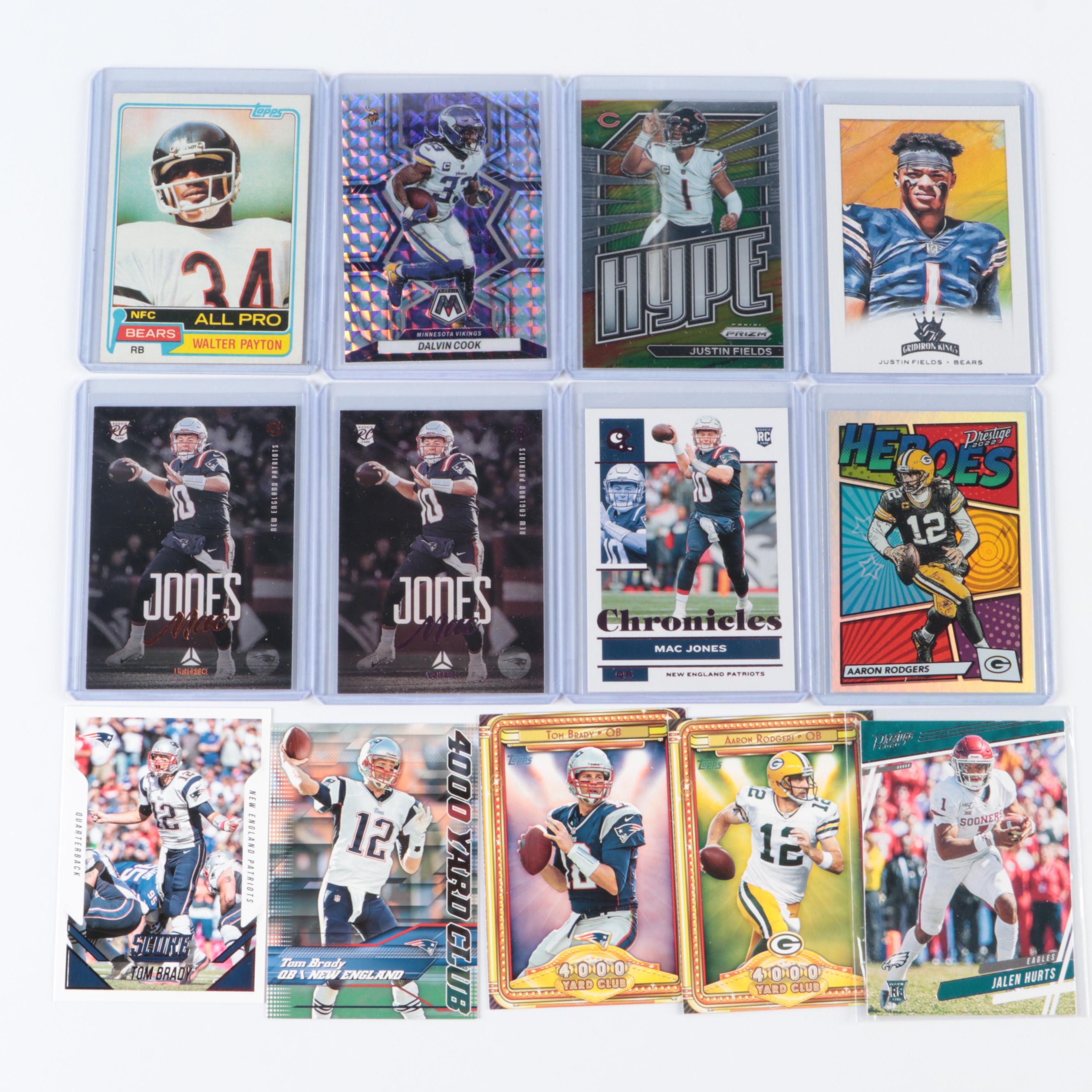 Mosaic with More Football Cards, John Elway, Tom Brady and More, 1980s–2020s