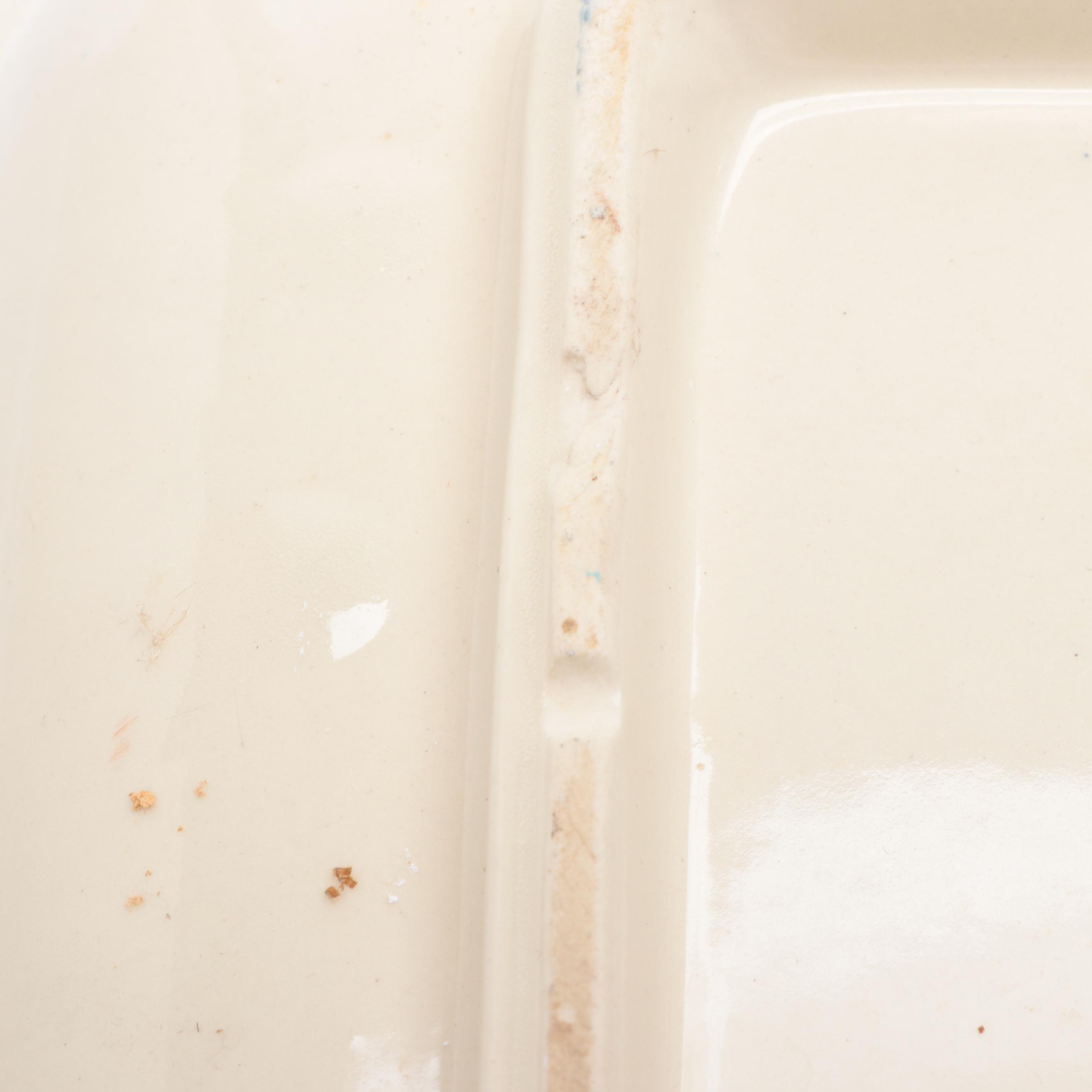 McCoy Pottery Pitcher with Flow Blue Earthenware Square Basin, Mid-20th Century