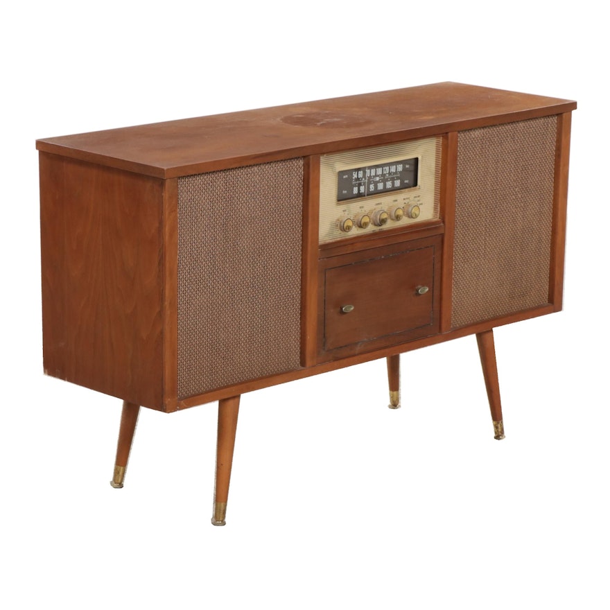 Curtis Mathes Console Cabinet With Phonograph and Radio