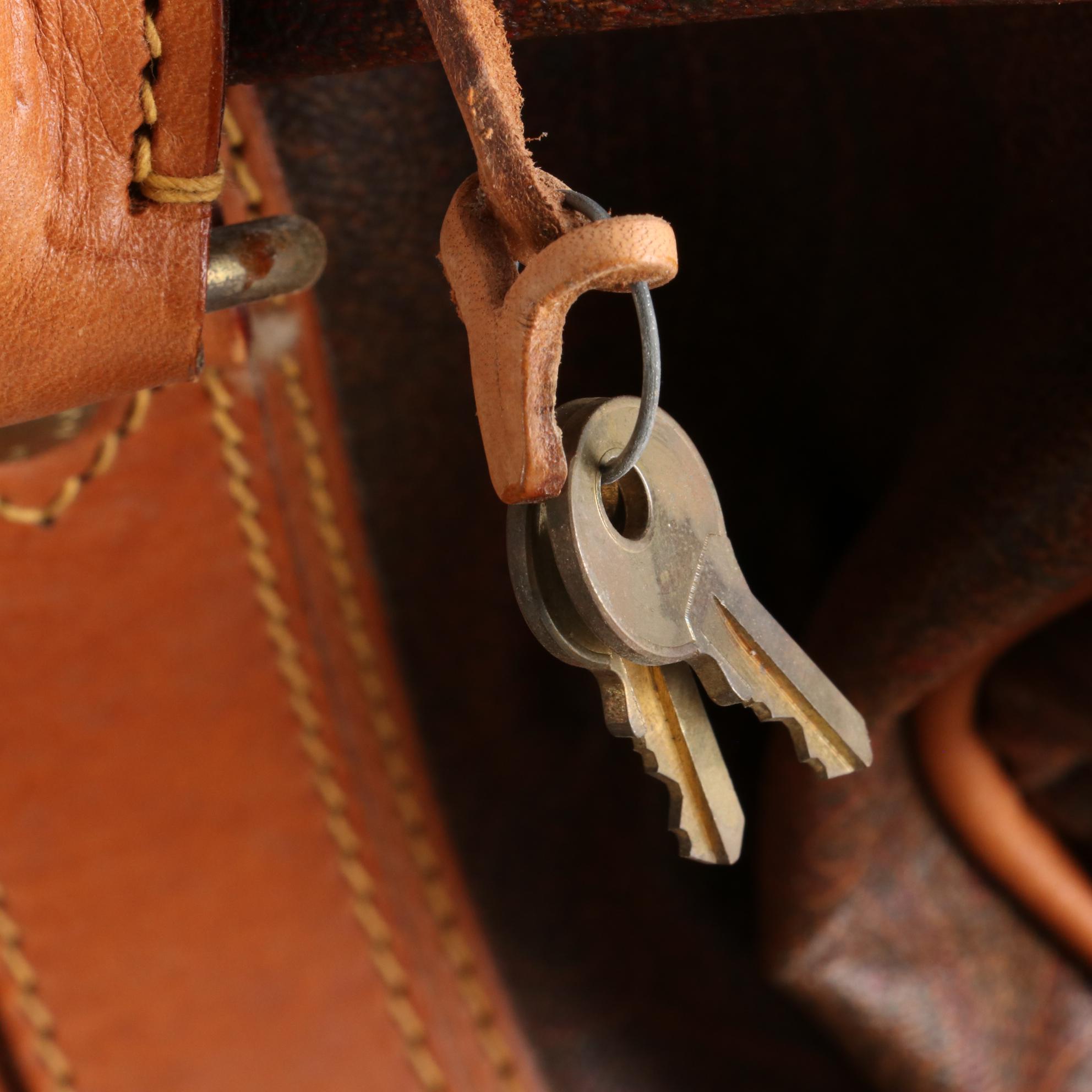 ETRO Travel Bag with Shoe Compartment in Paisley Coated Canvas and Leather