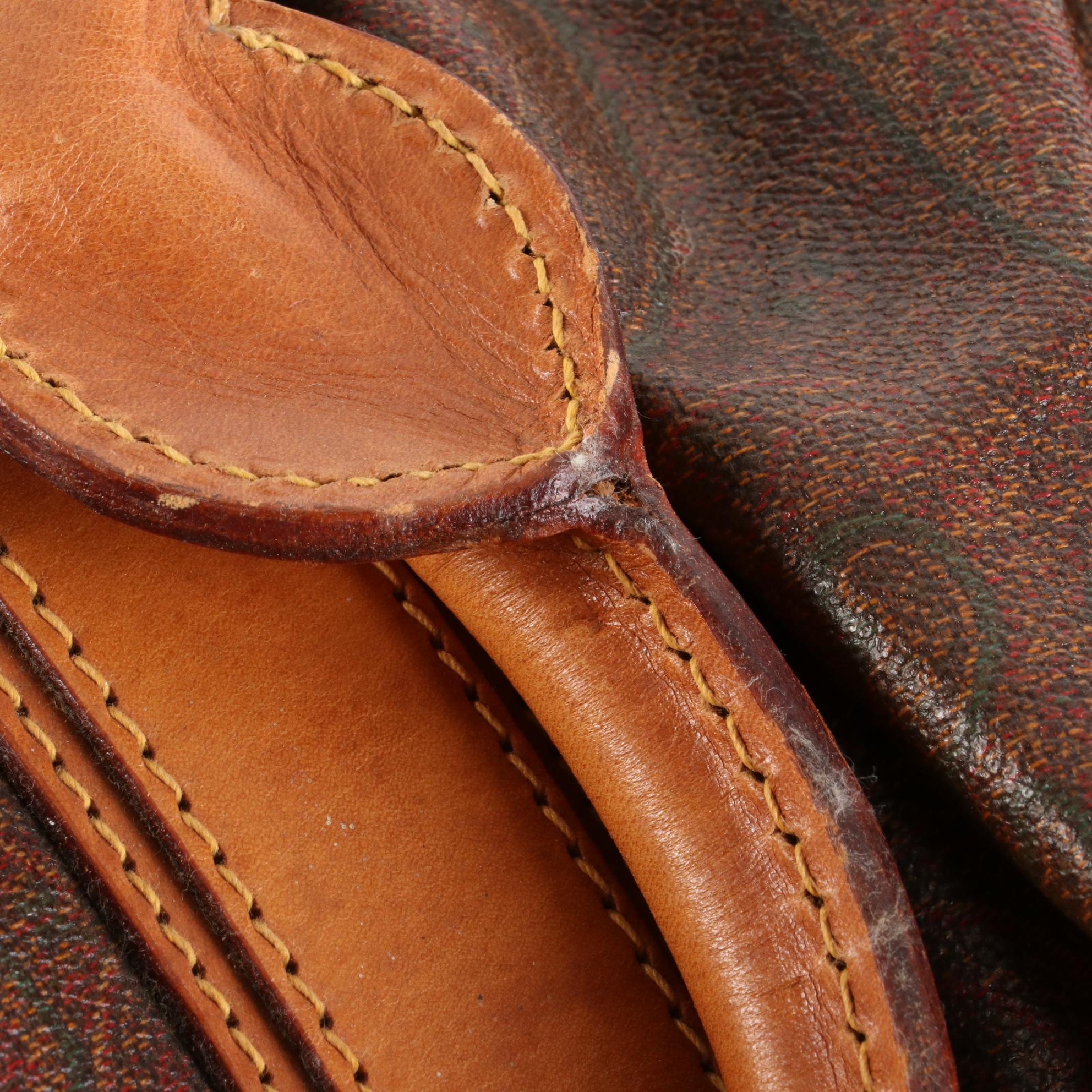 ETRO Travel Bag with Shoe Compartment in Paisley Coated Canvas and Leather