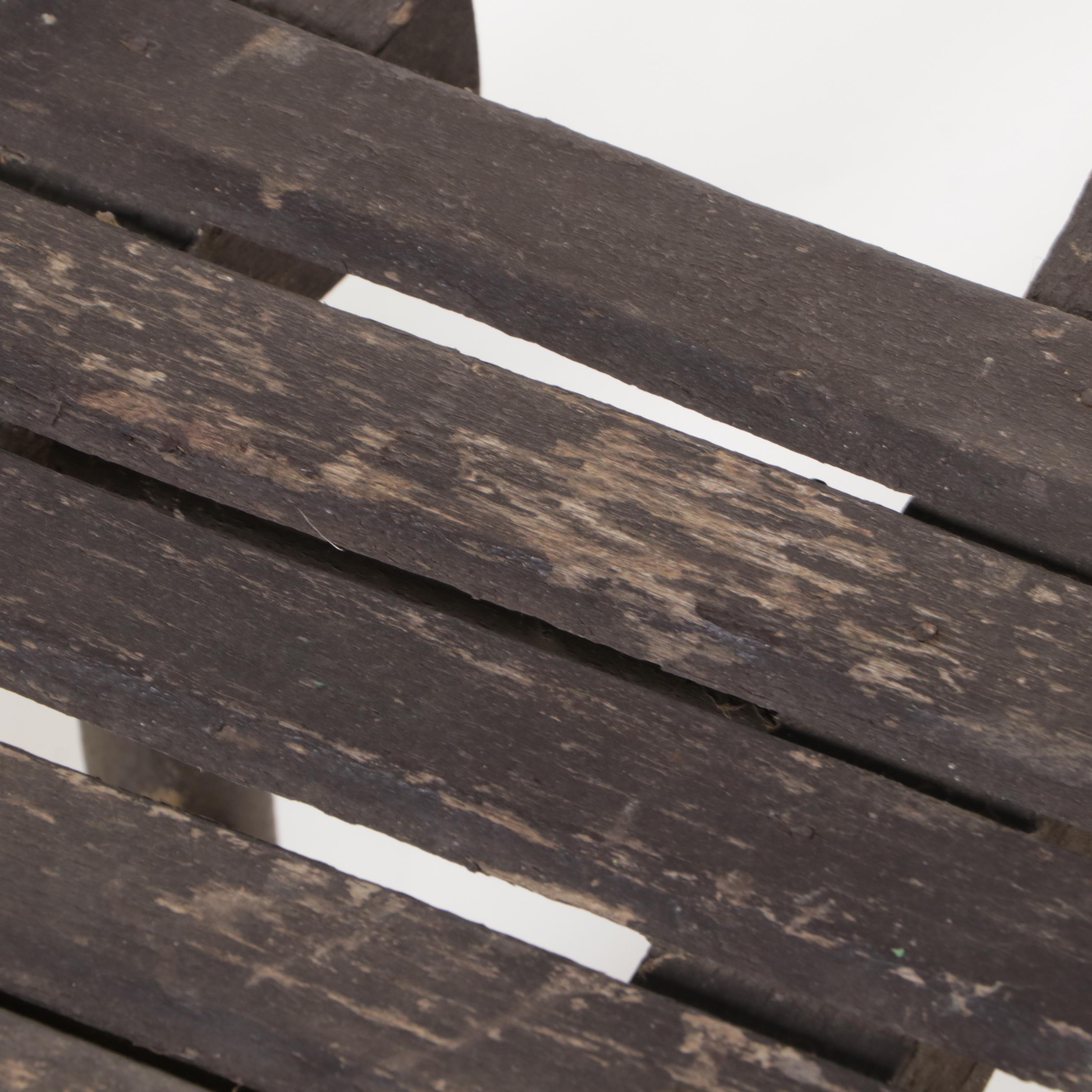 Primitive Style Painted Wooden Children's Chairs