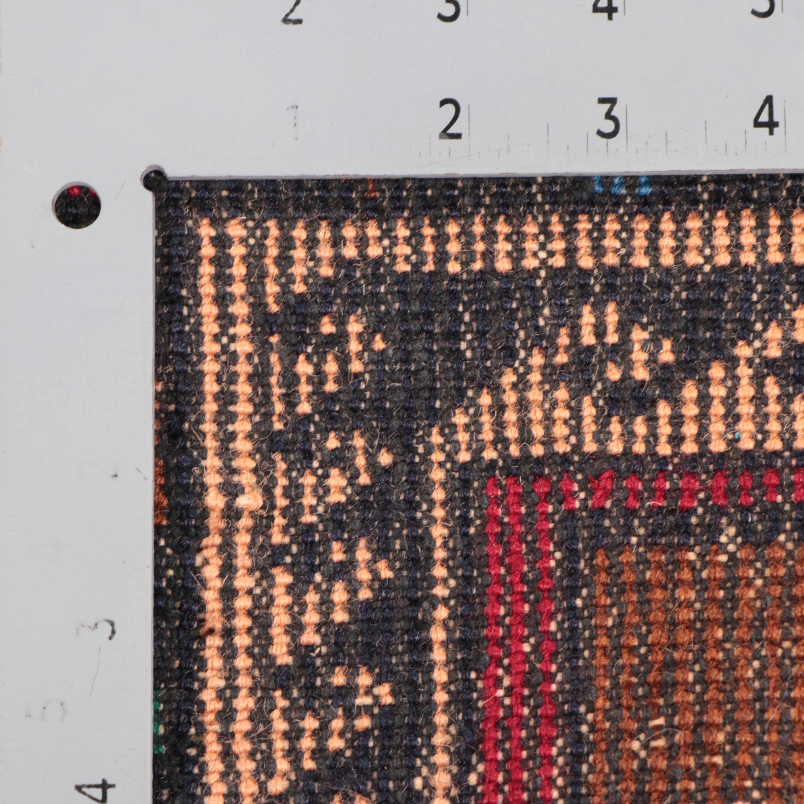 3' x 4'5 Hand-Knotted Afghan Baluch Accent Rug