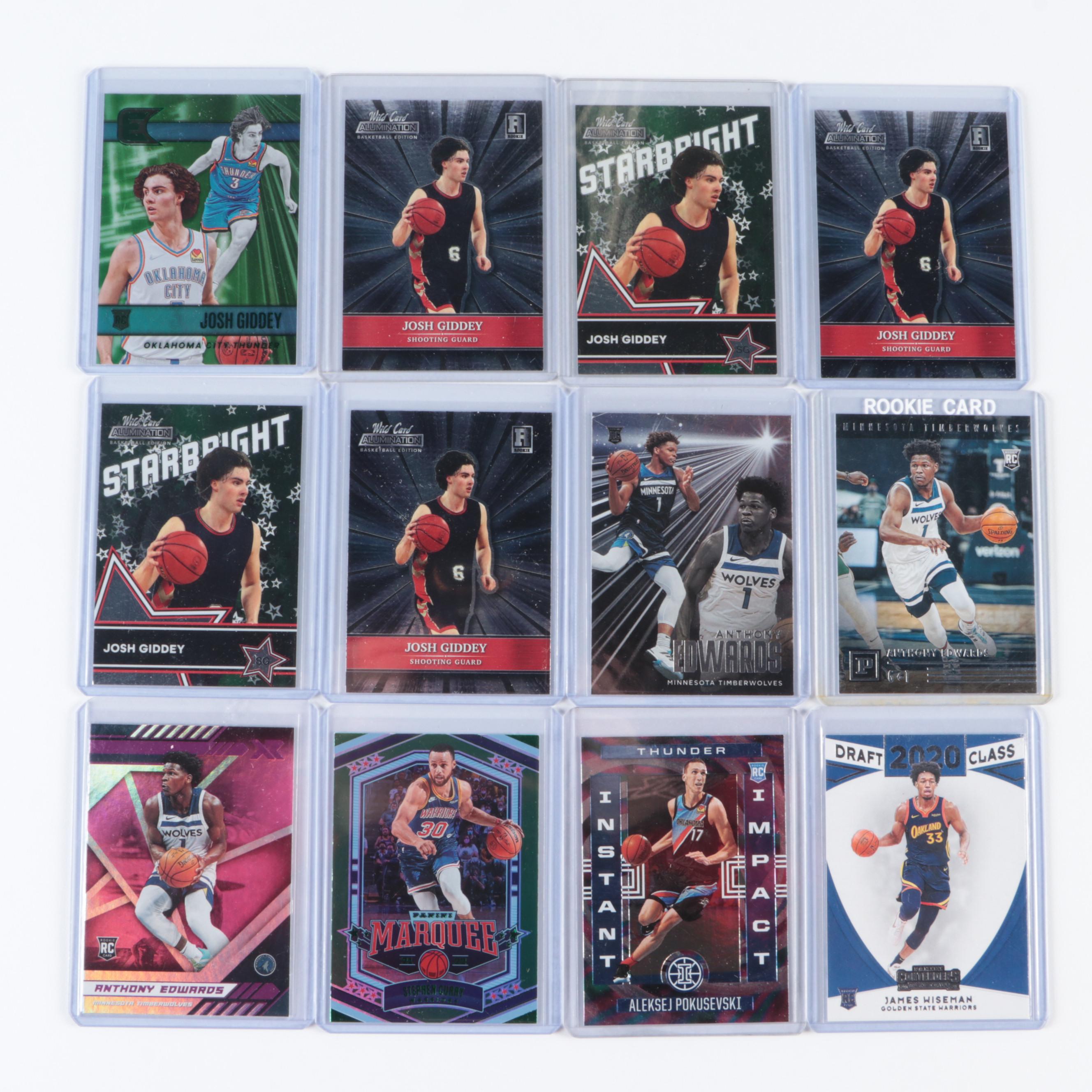 Trae Young Graded Panini Threads Rookie with More Basketball Cards, 1990s–2020s