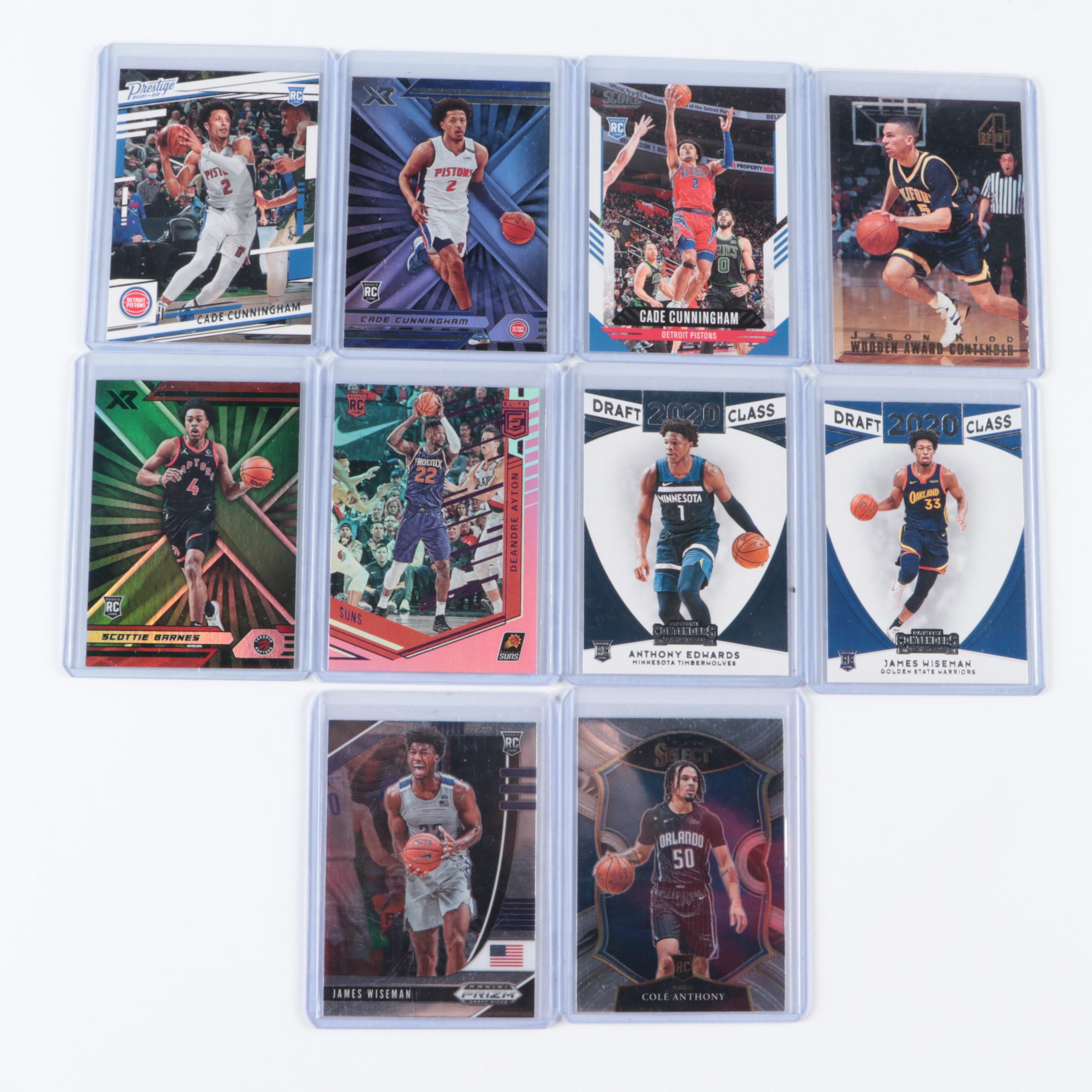 Trae Young Graded Panini Threads Rookie with More Basketball Cards, 1990s–2020s
