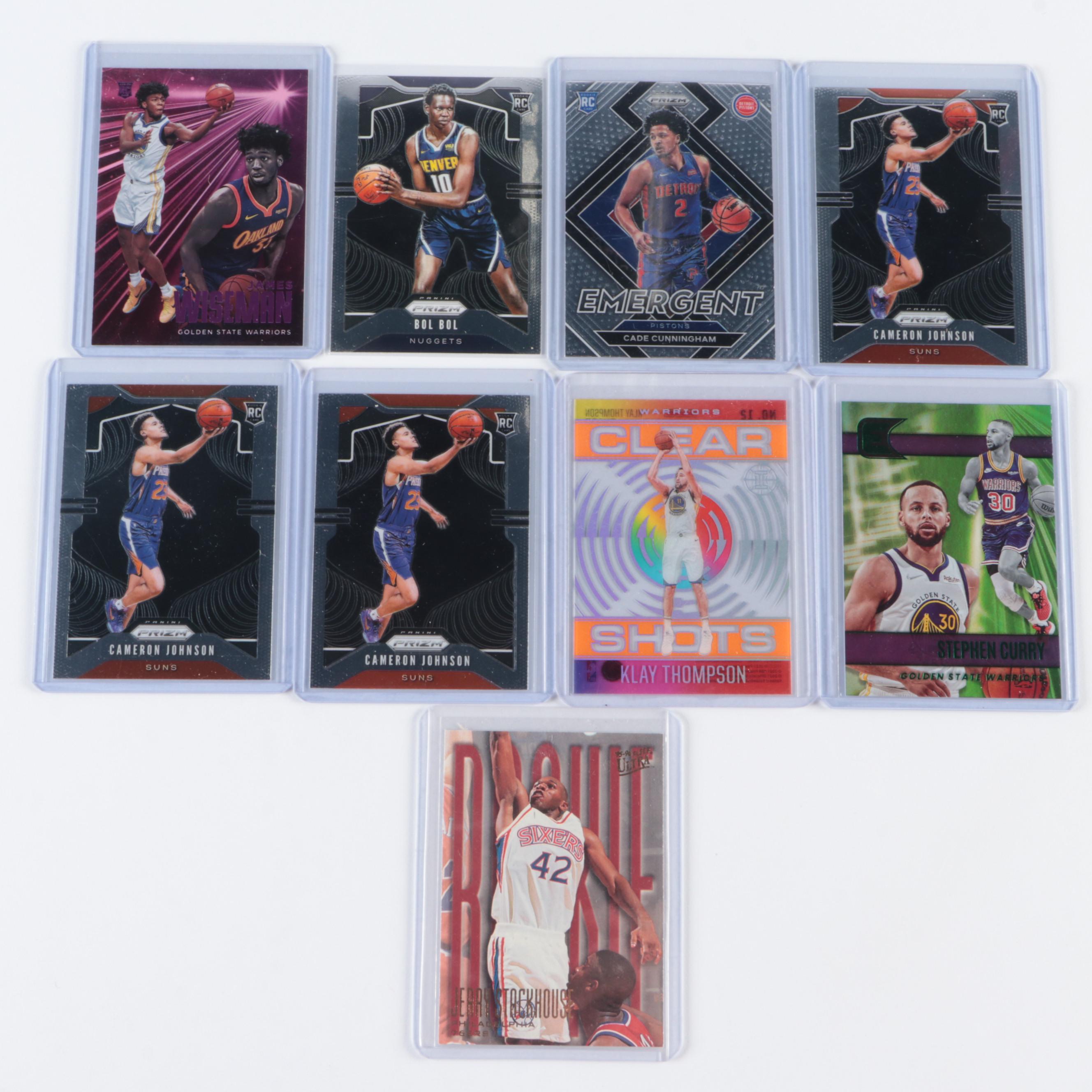 Trae Young Graded Panini Threads Rookie with More Basketball Cards, 1990s–2020s
