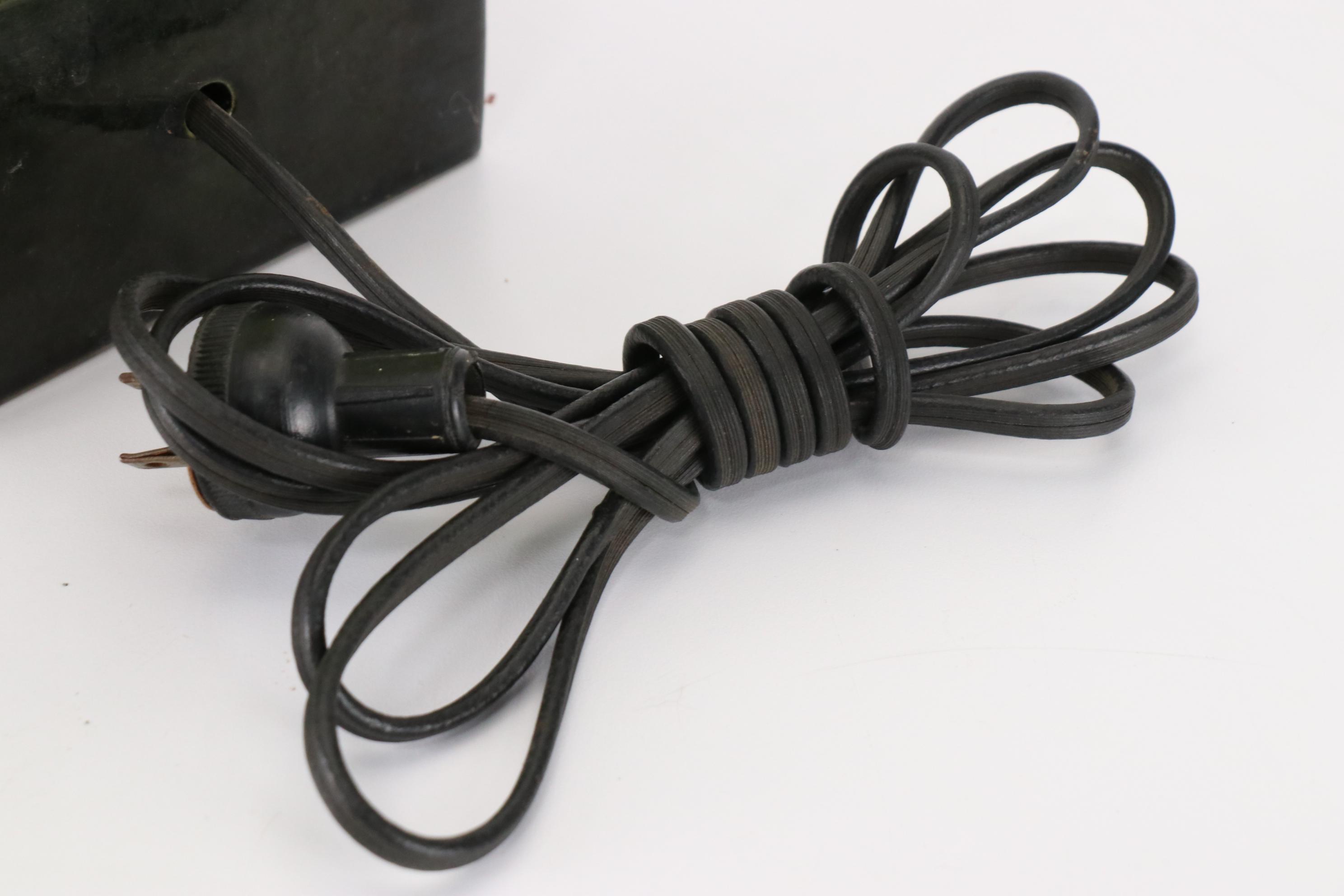 Chartreuse Glazed Horses Ceramic Table Lamp, Early to Mid-20th C.