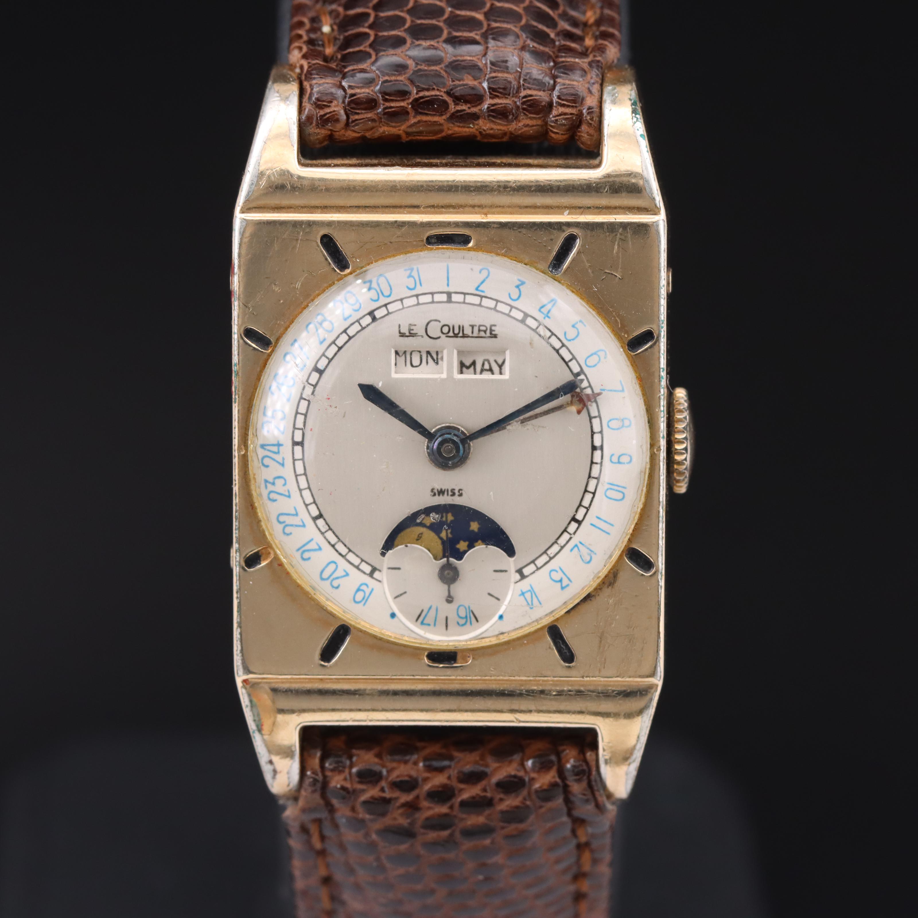 Vintage LeCoultre Triple Date Moonphase Watch