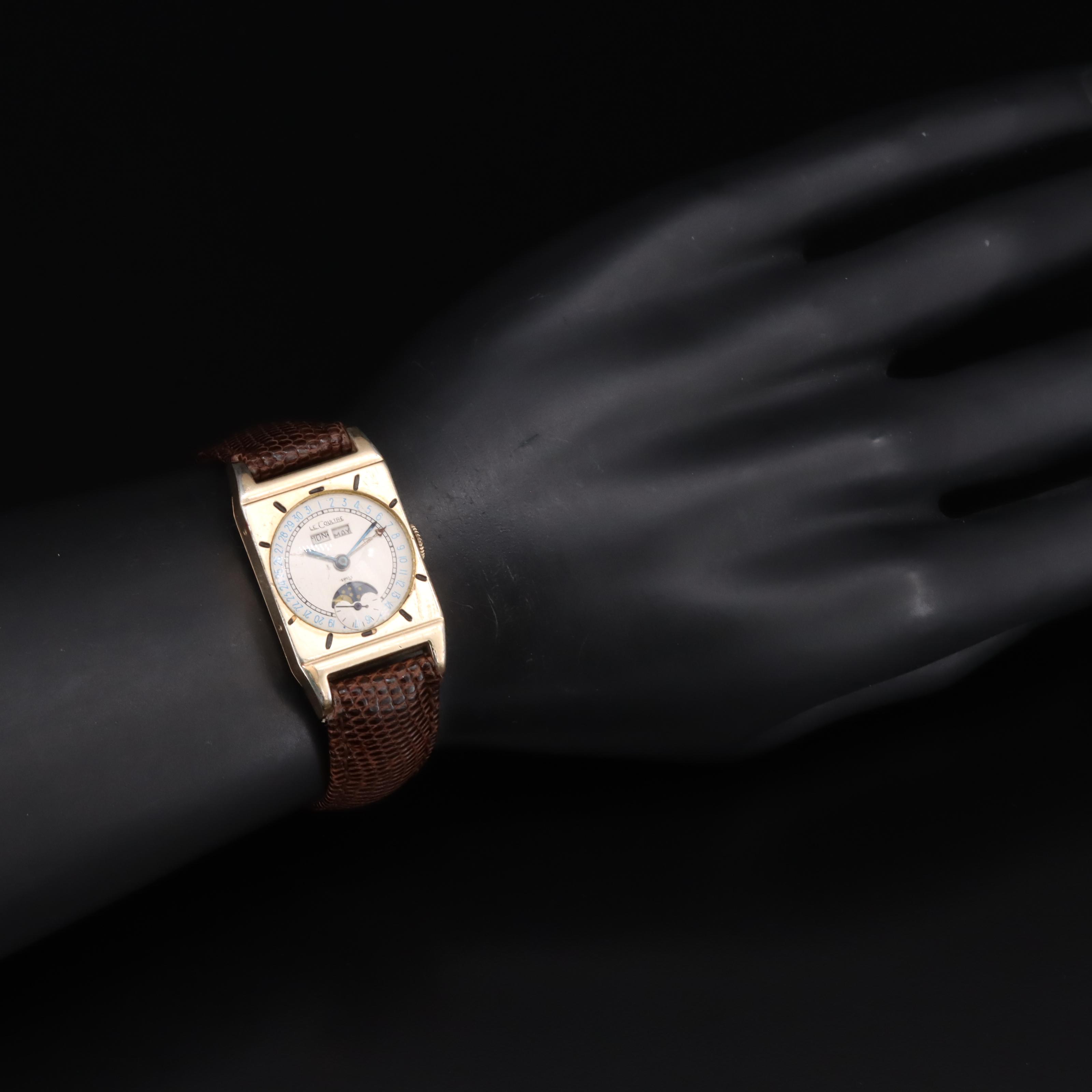 Vintage LeCoultre Triple Date Moonphase Watch