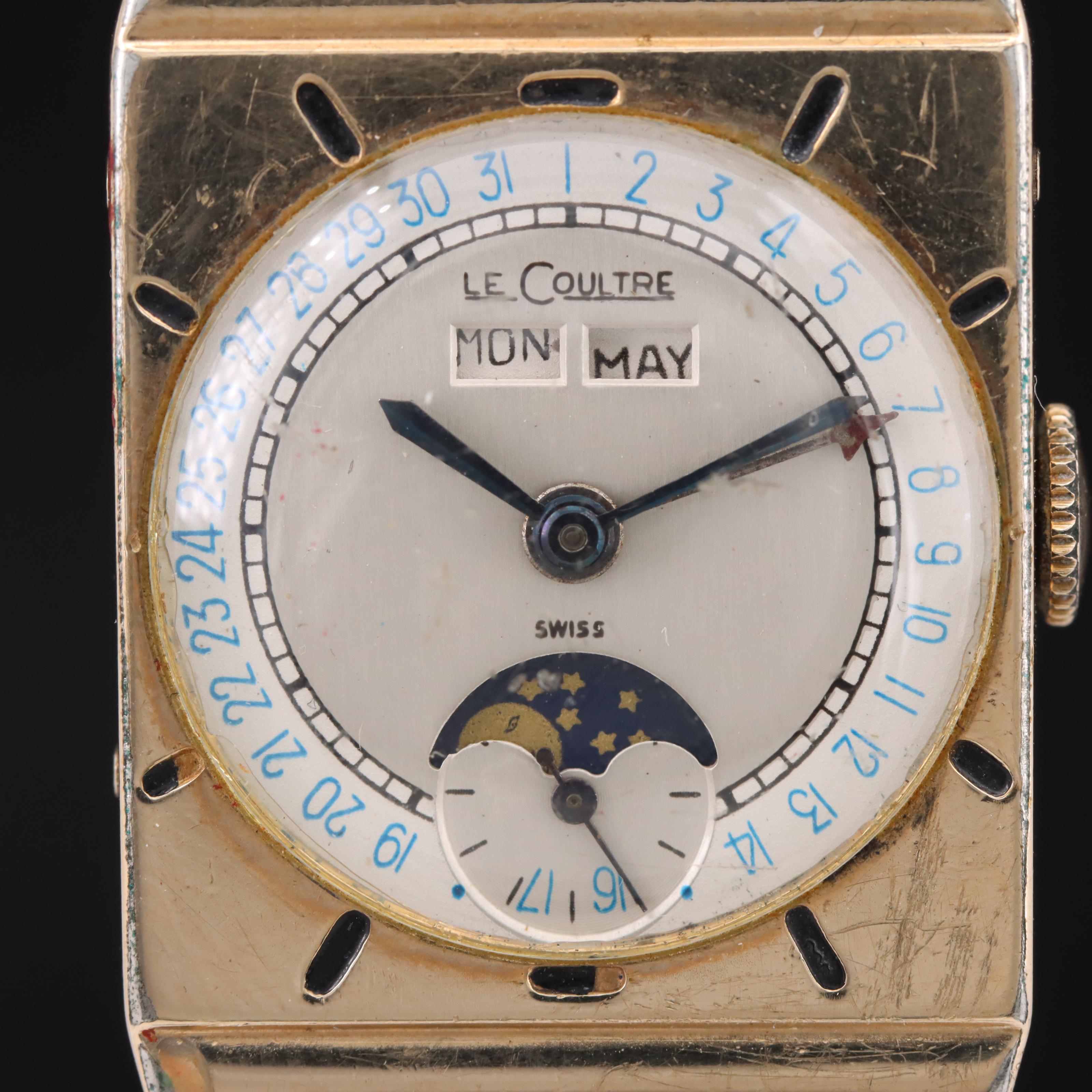 Vintage LeCoultre Triple Date Moonphase Watch