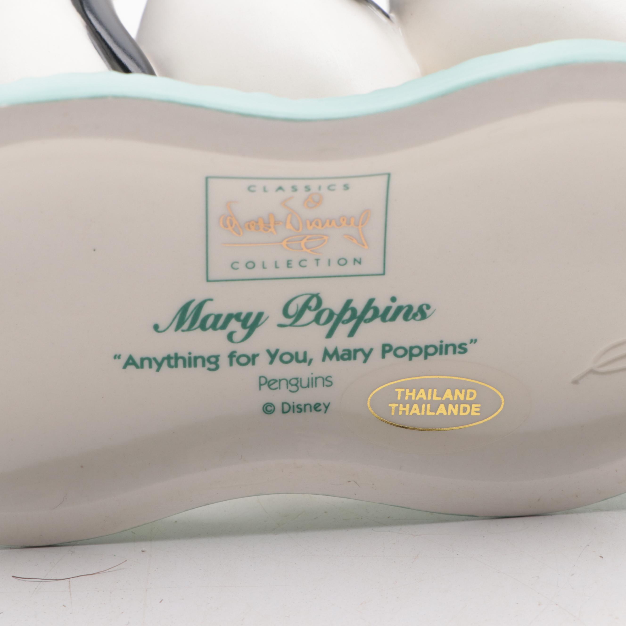 Classics Walt Disney Collection Ceramic Figurines Including "Mary Poppins"