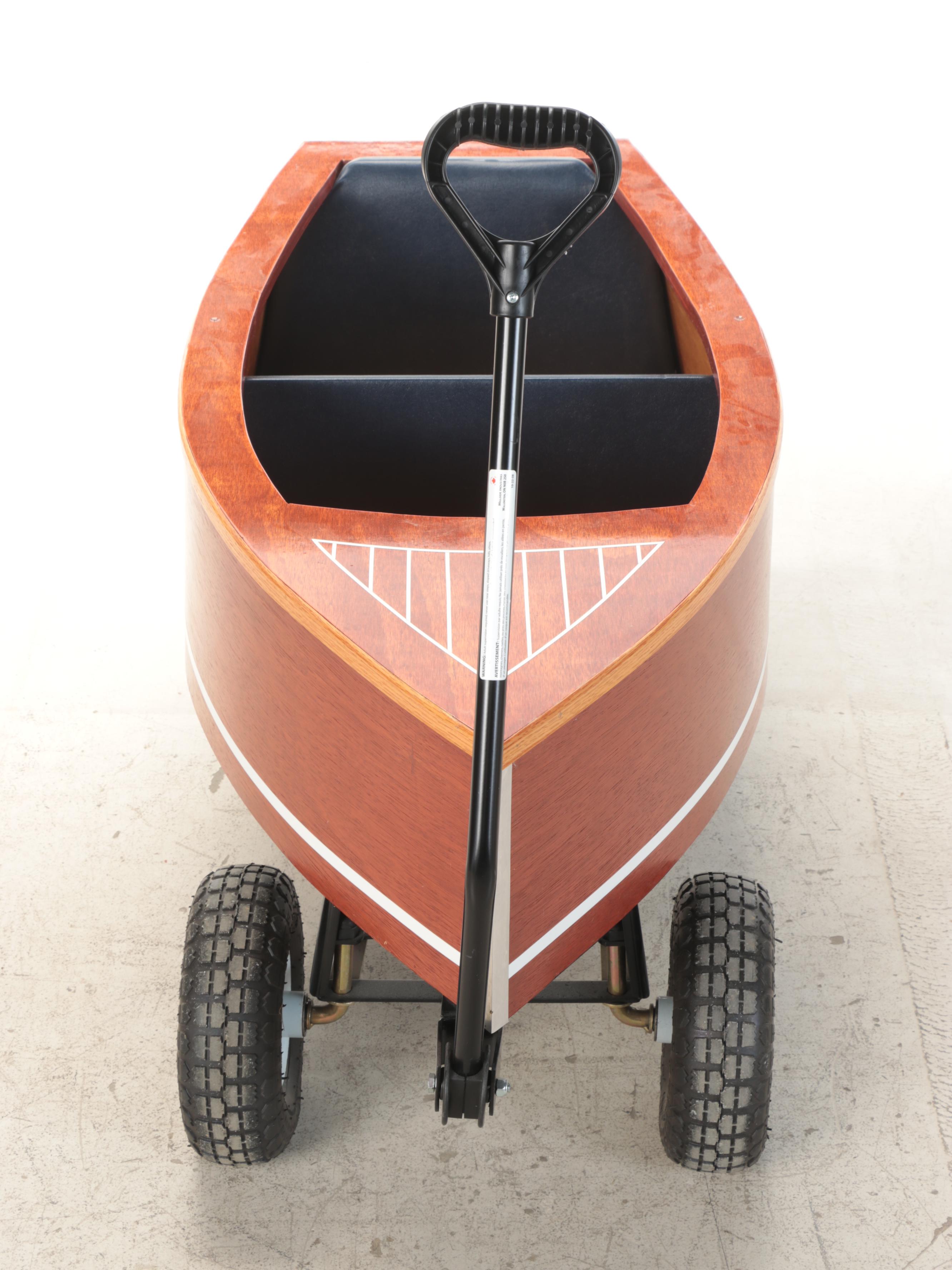 Millside Industries Wooden Boat Wagon