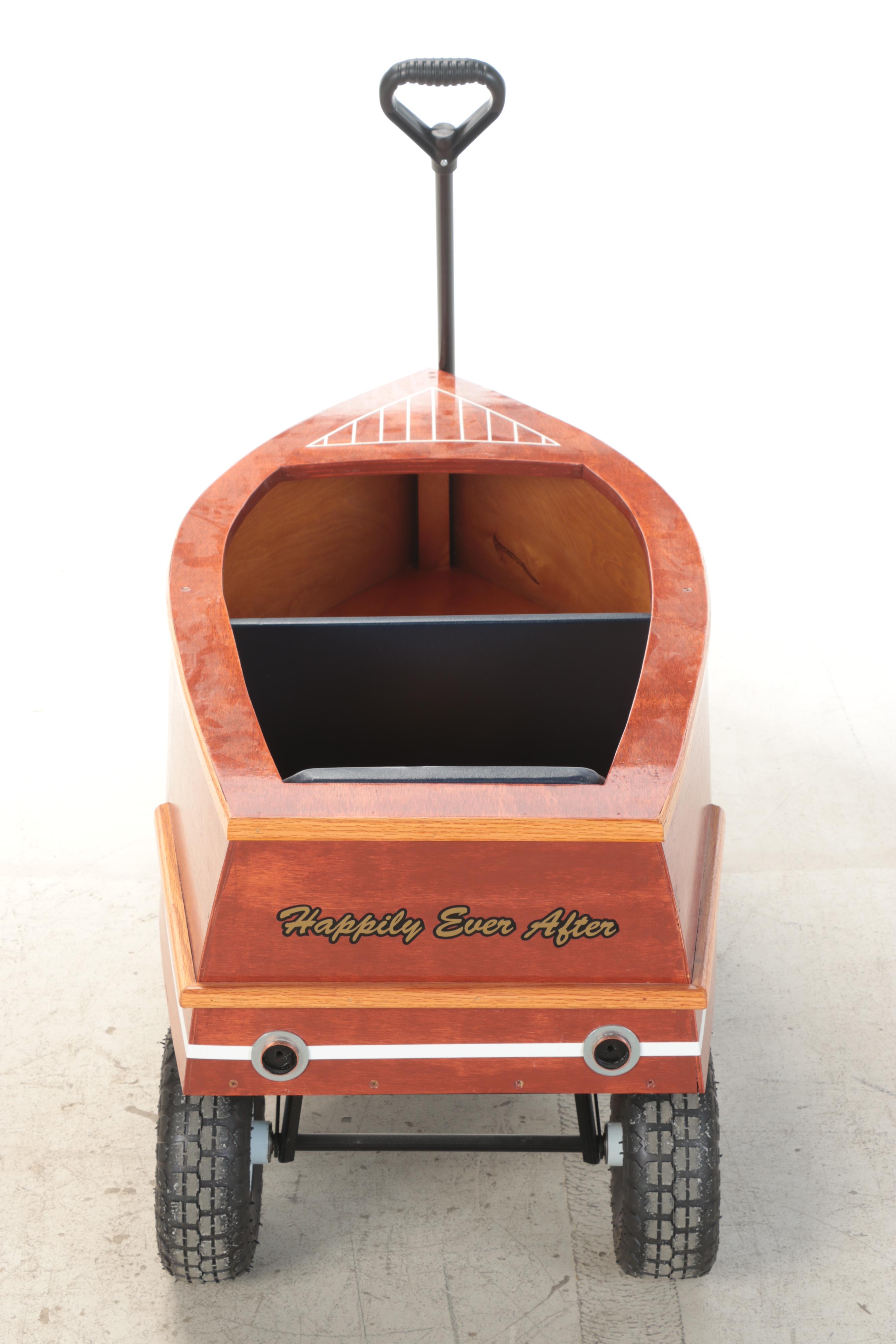 Millside Industries Wooden Boat Wagon