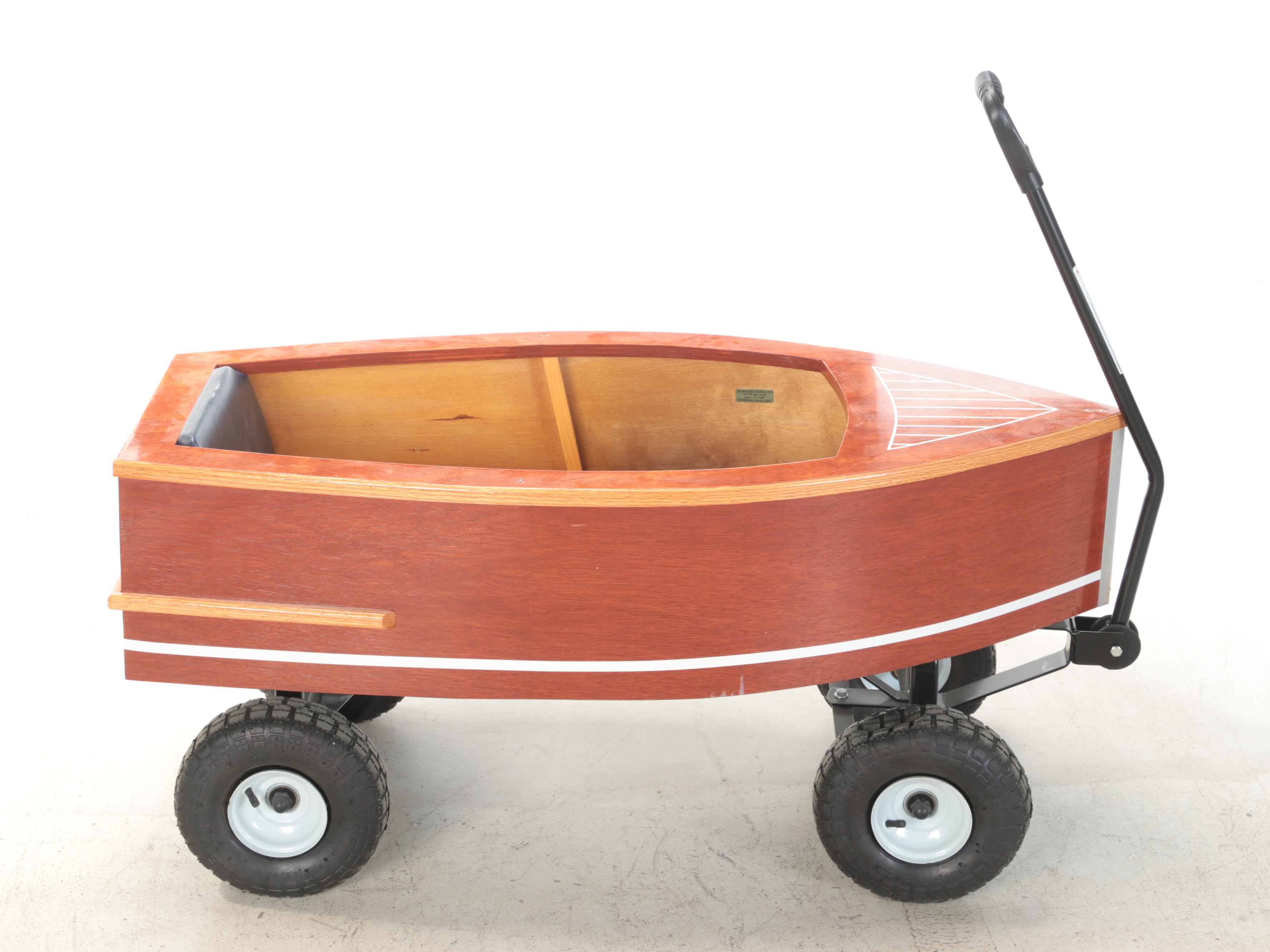 Millside Industries Wooden Boat Wagon