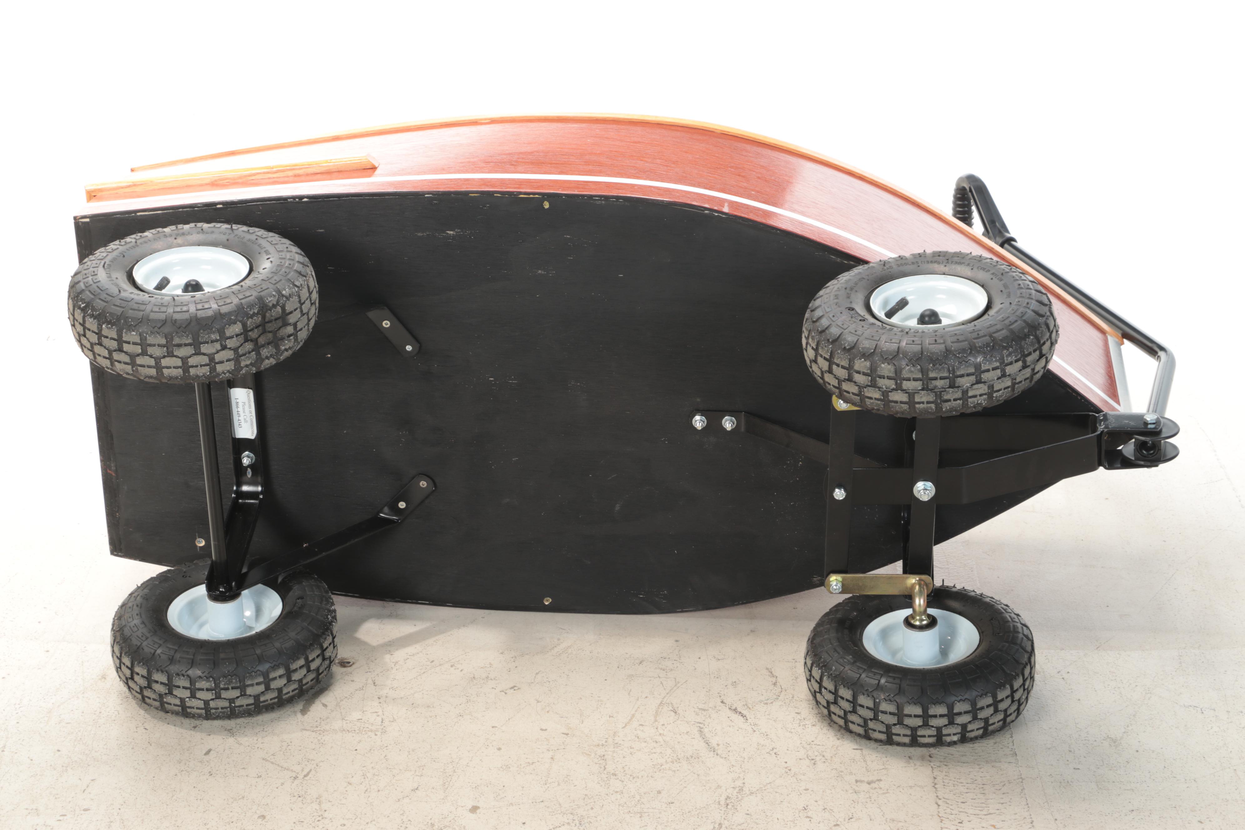 Millside Industries Wooden Boat Wagon