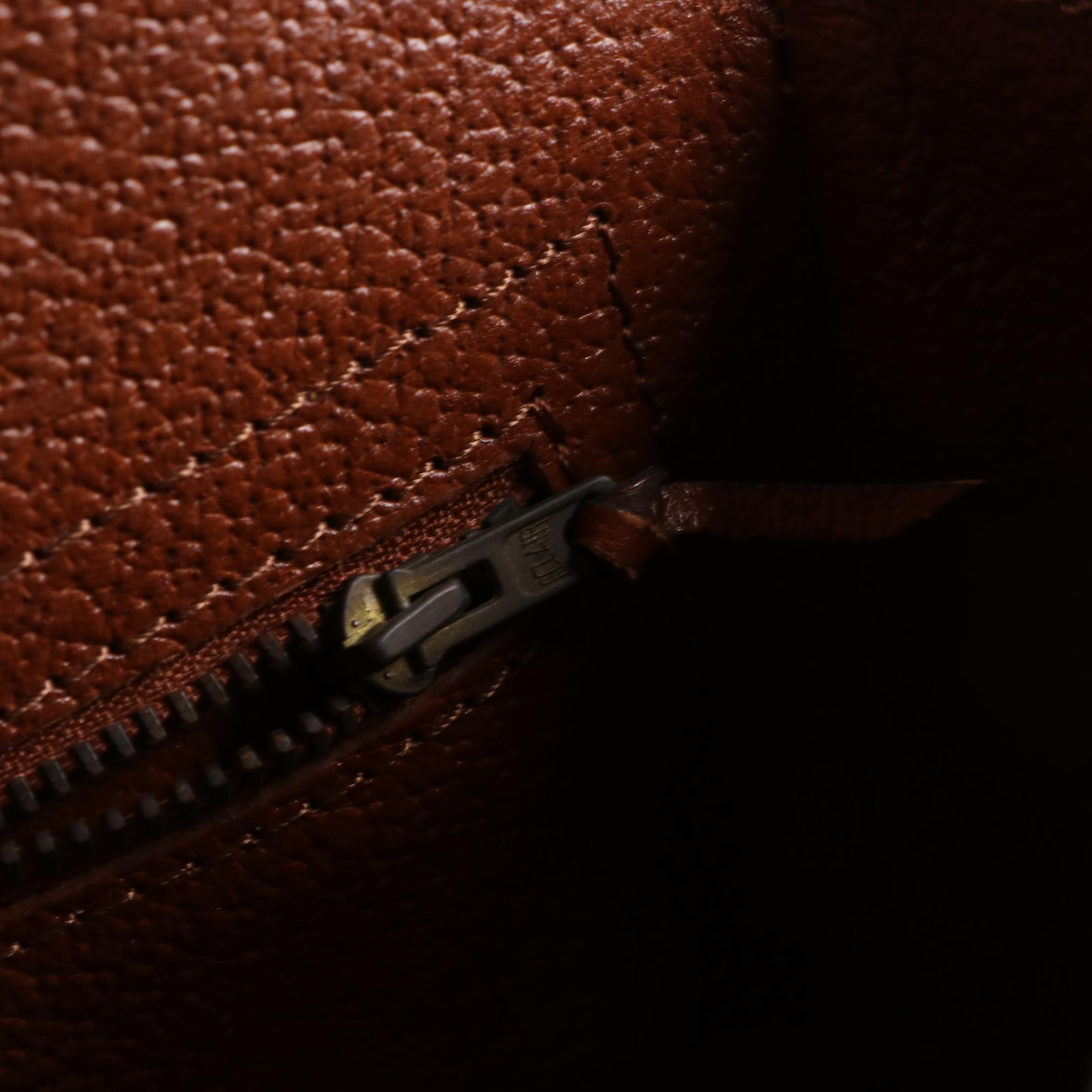 Louis Vuitton Chantilly GM Saddle Bag in Monogram Canvas and Vachetta Leather