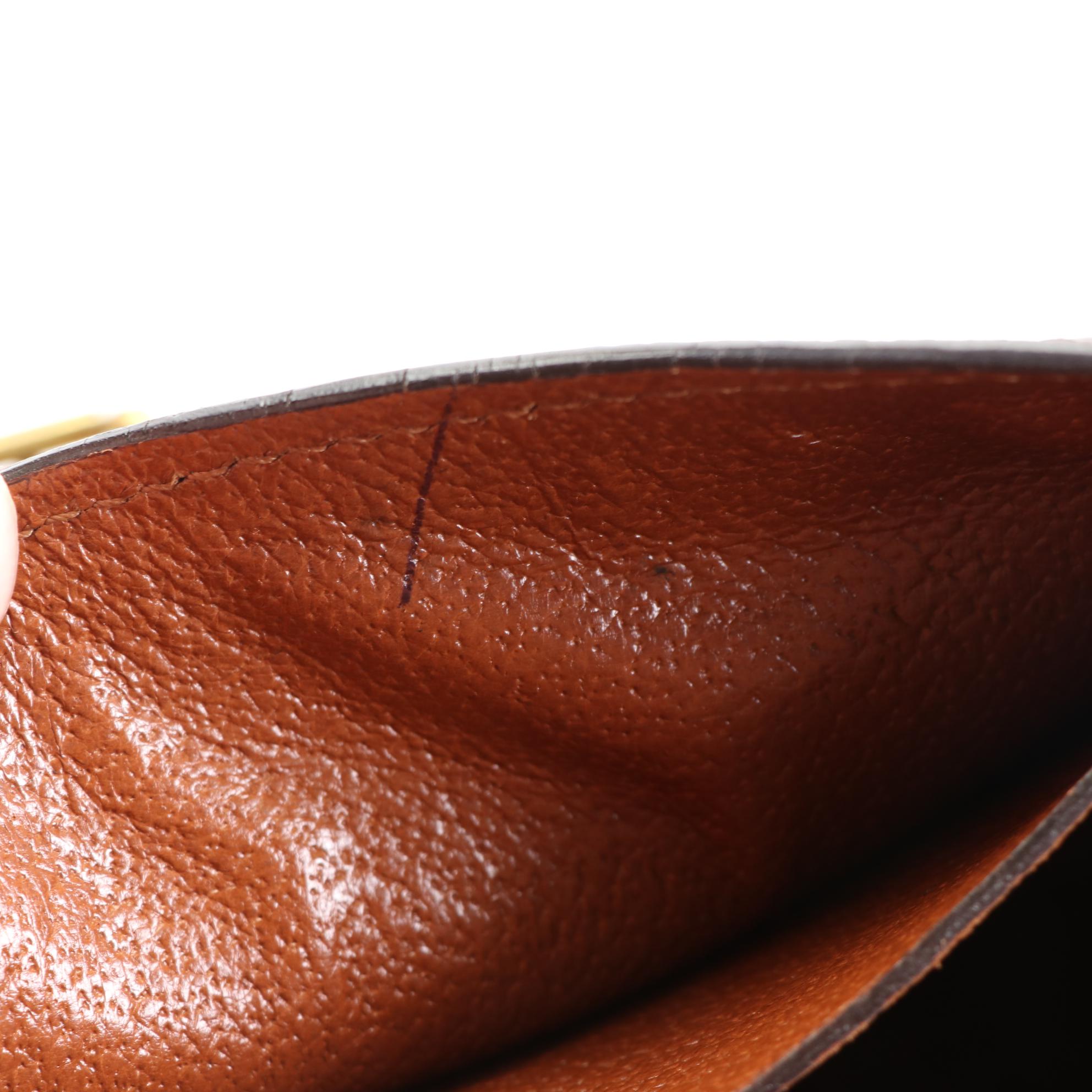 Louis Vuitton Chantilly GM Saddle Bag in Monogram Canvas and Vachetta Leather