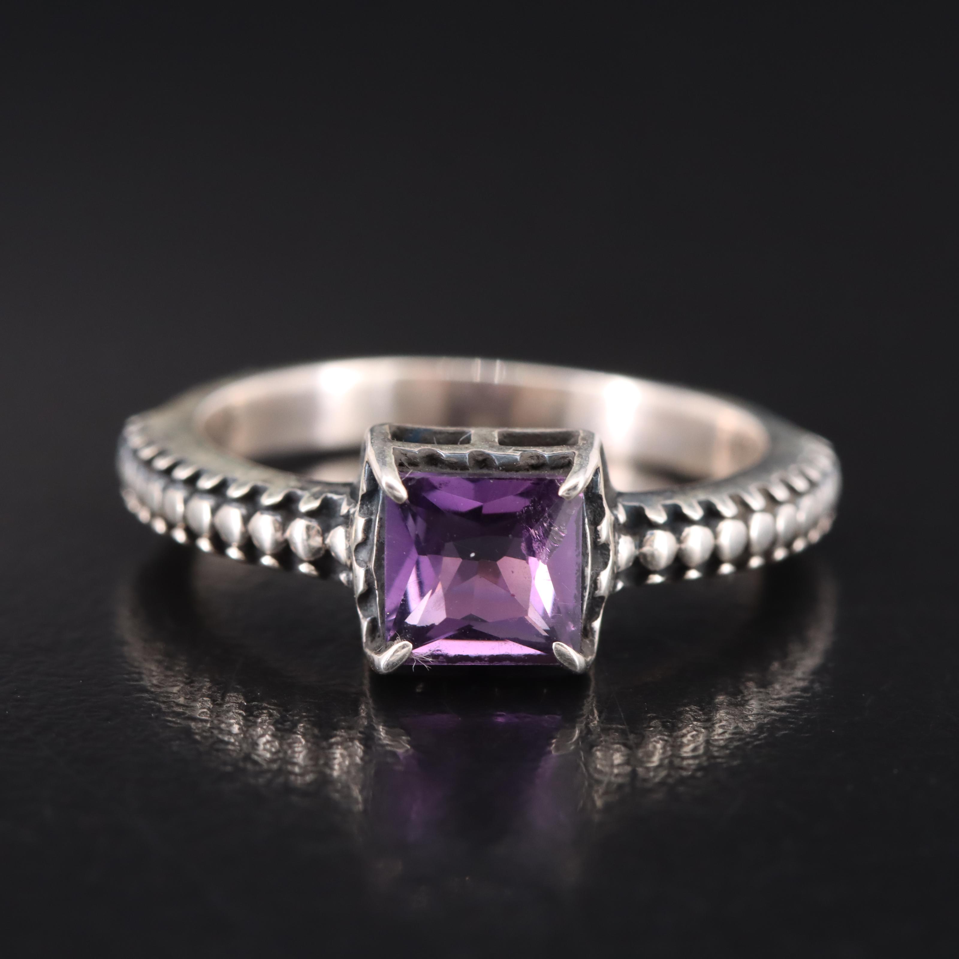 Sterling Amethyst Ring
