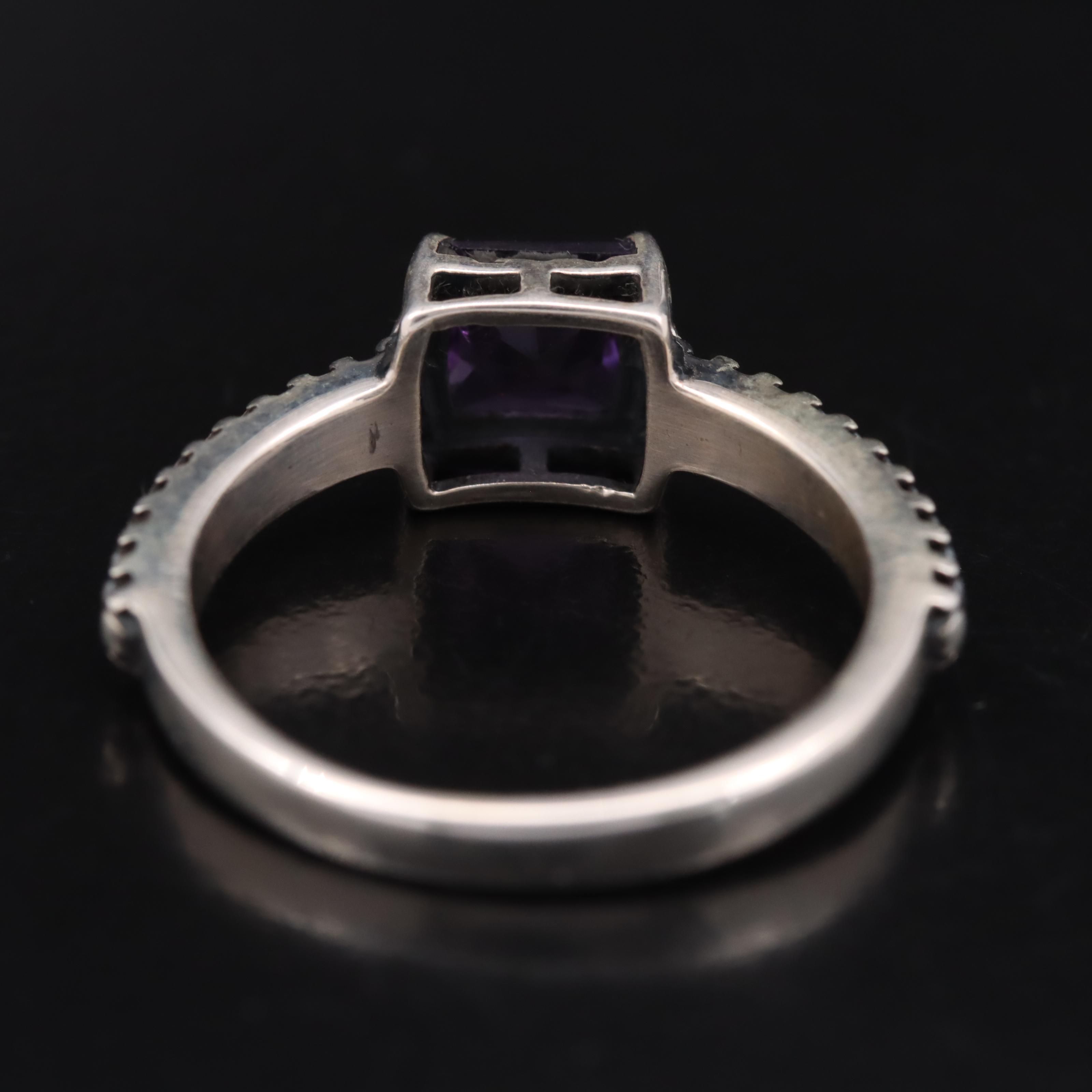 Sterling Amethyst Ring