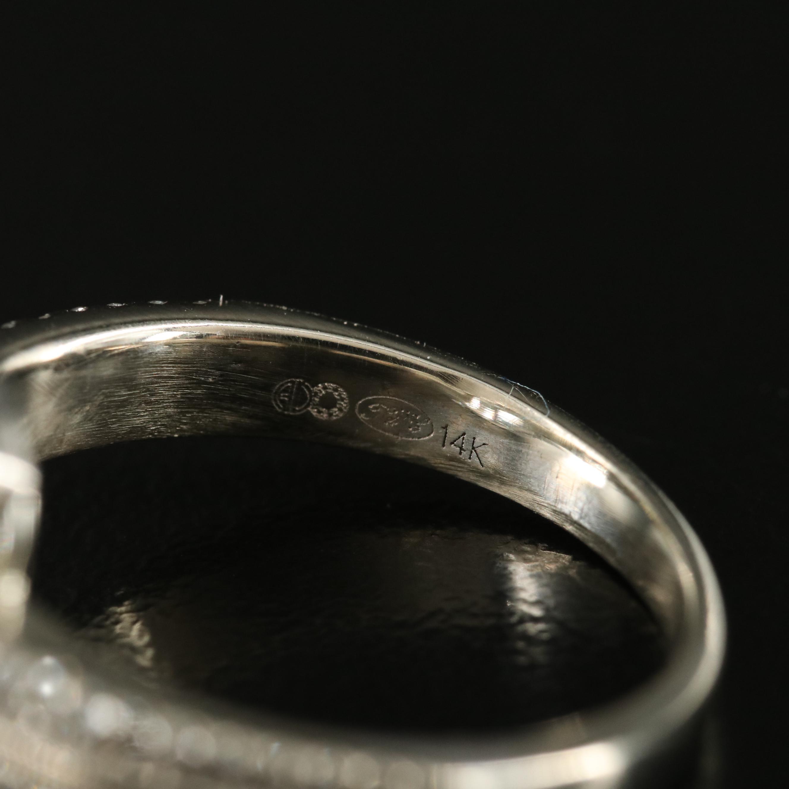 14K 5.29 CTW Lab Grown Diamond Ring with IGI Report