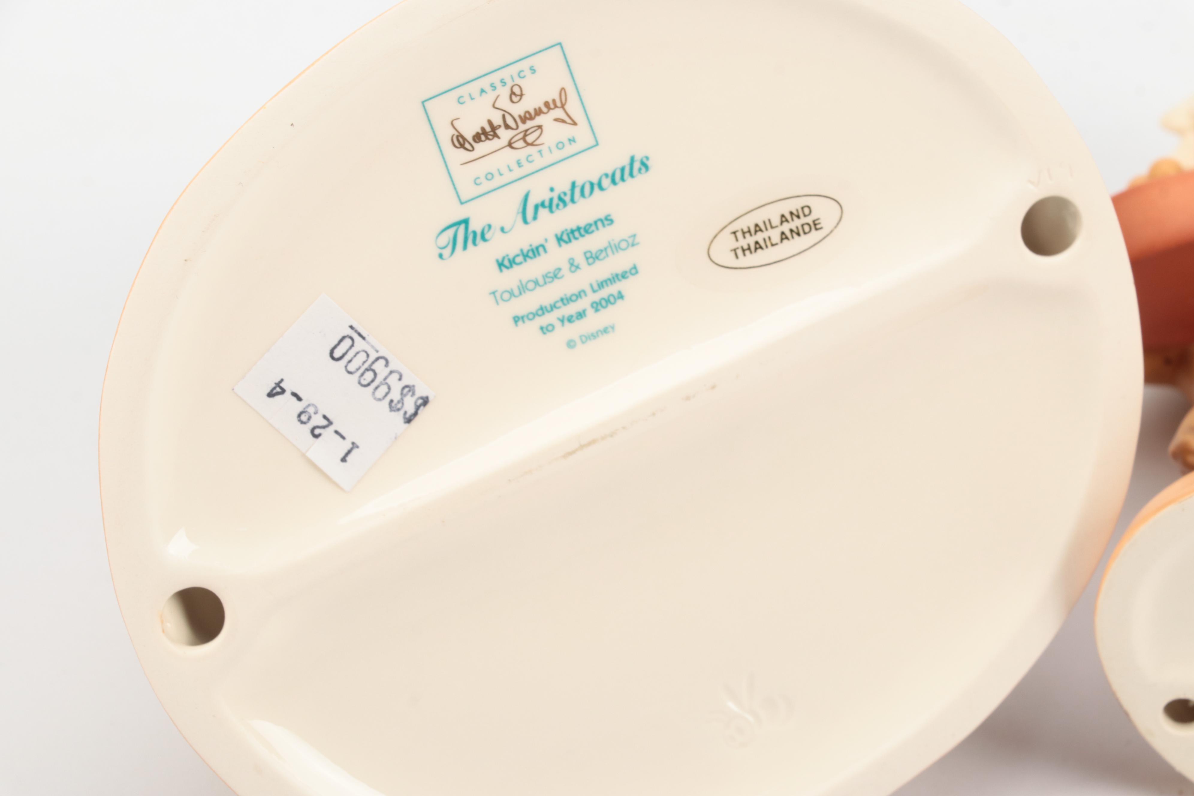 Disney Classics Collection "The Aristocats" Ceramic Figurines