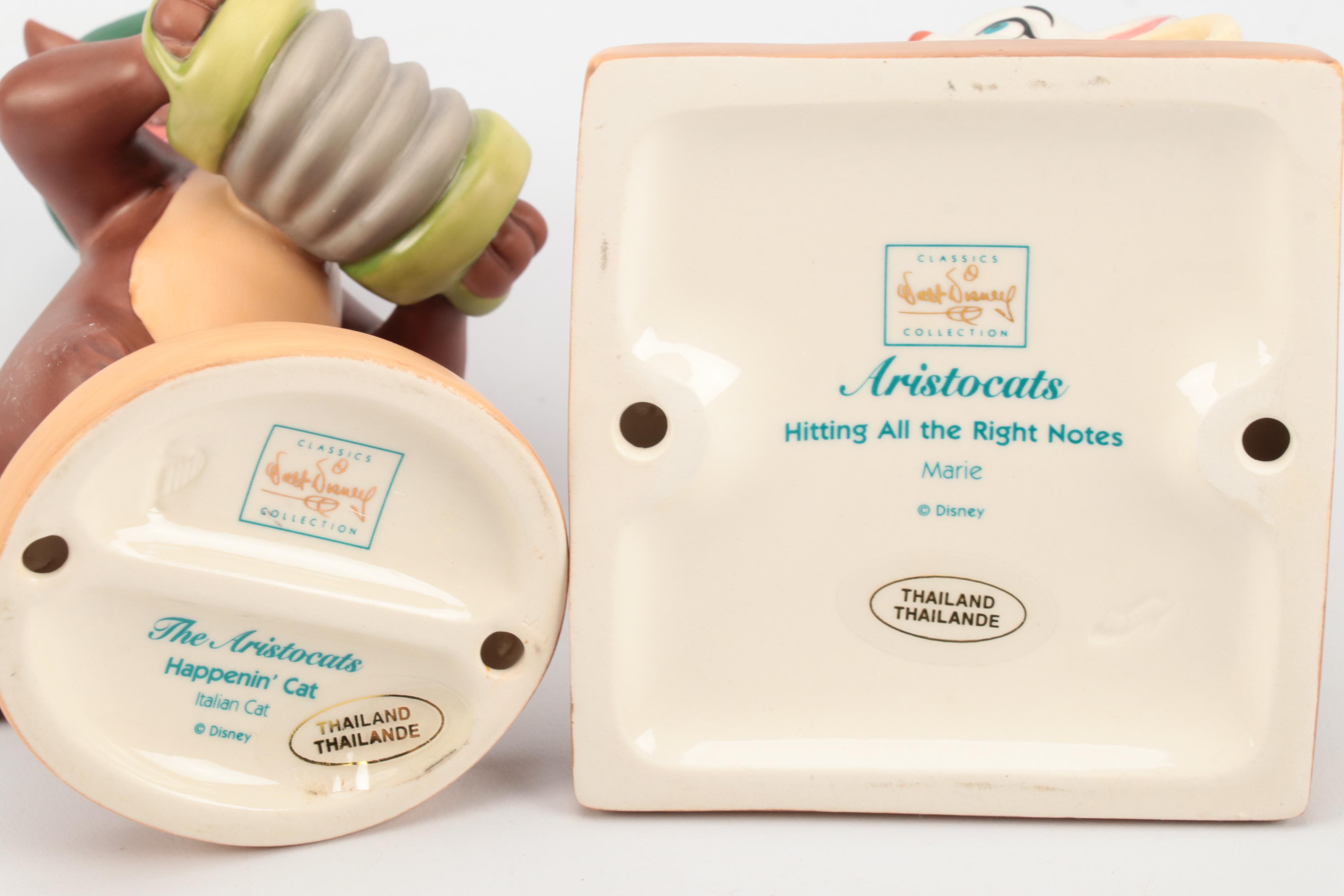 Disney Classics Collection "The Aristocats" Ceramic Figurines