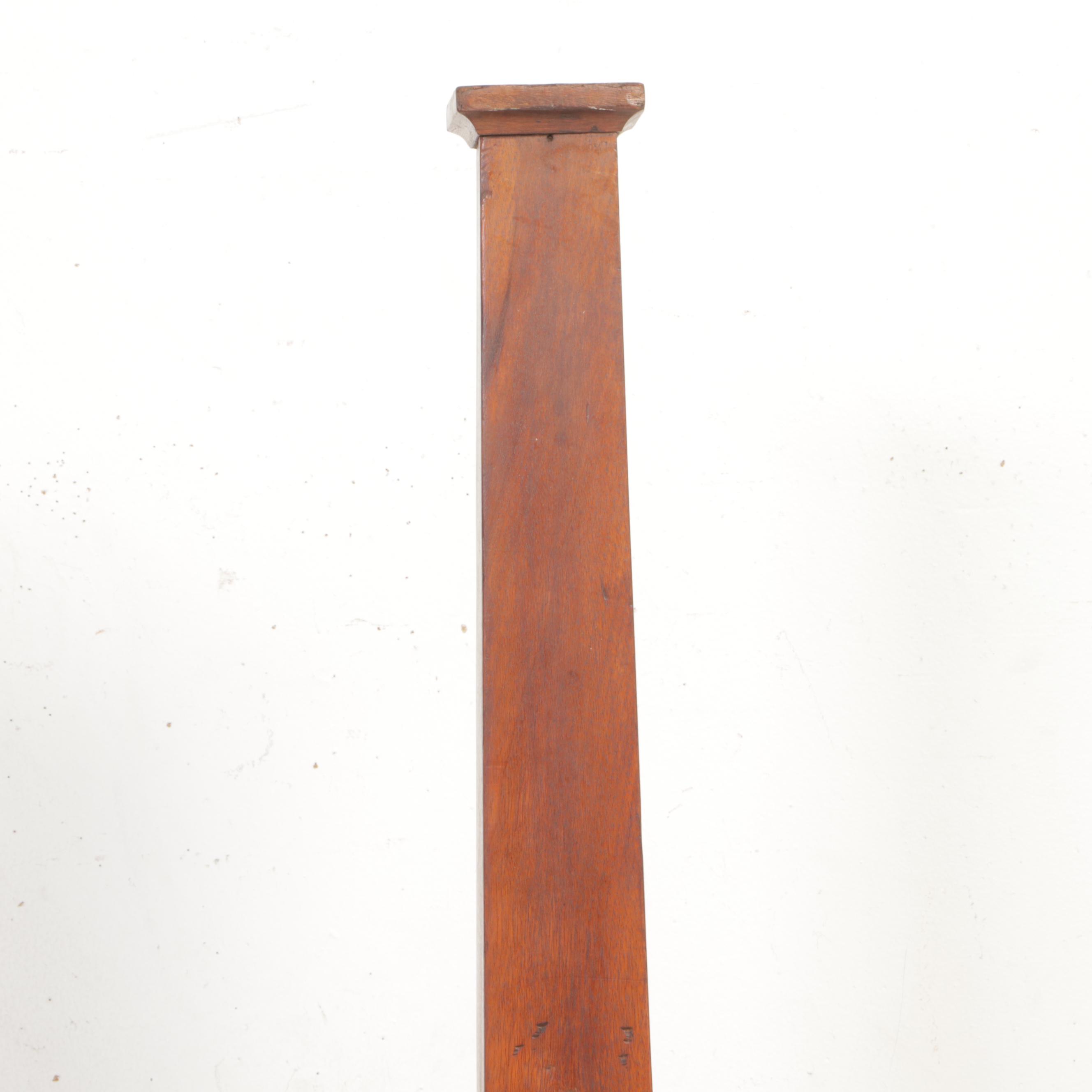 Late Federal Cherrywood Four-Poster Full Head and Footboard