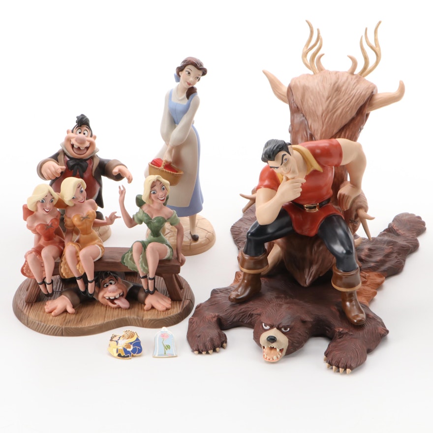 Classics Walt Disney Collection Ceramic Figurines Including "Le Fou"