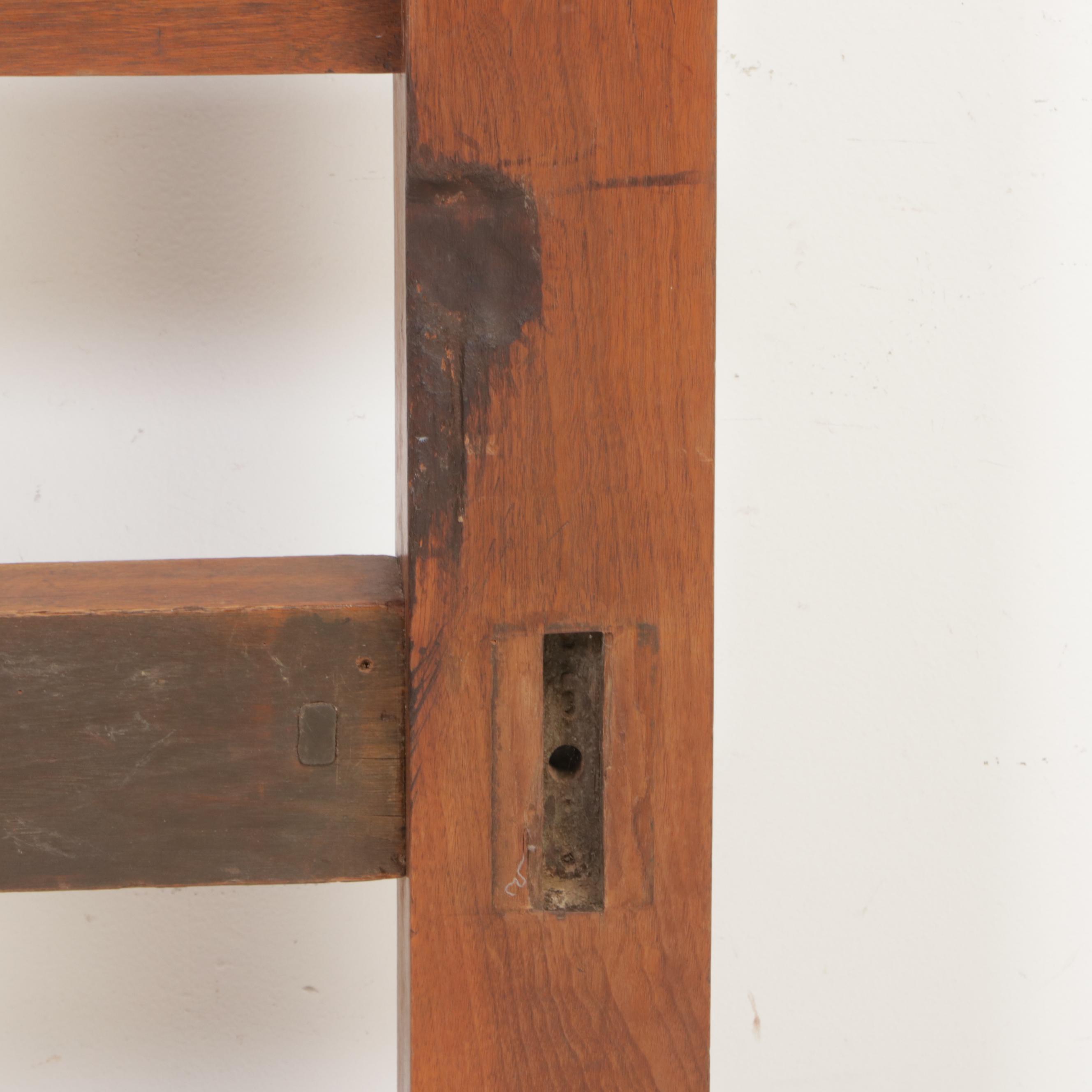 Late Federal Cherrywood Four-Poster Full Head and Footboard