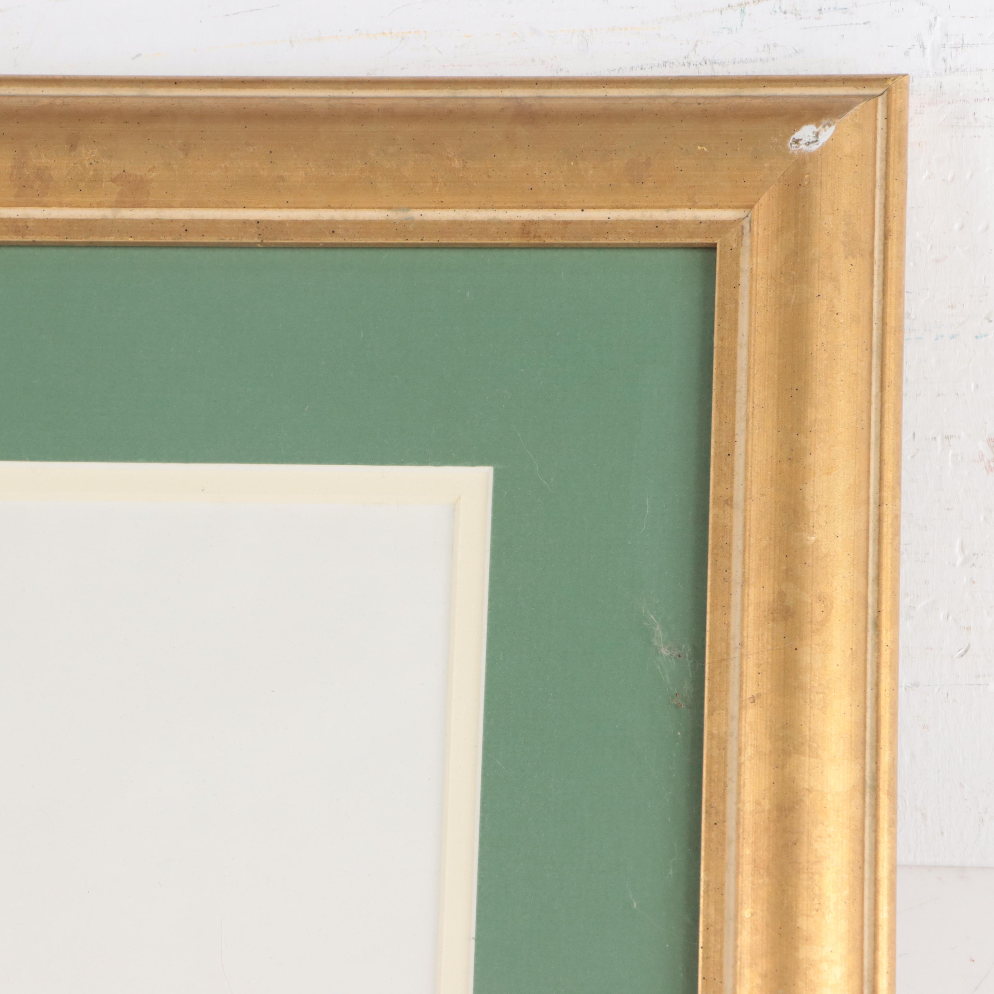 Graphite Drawing of Briar Rose of Disney's "Sleeping Beauty," 1990