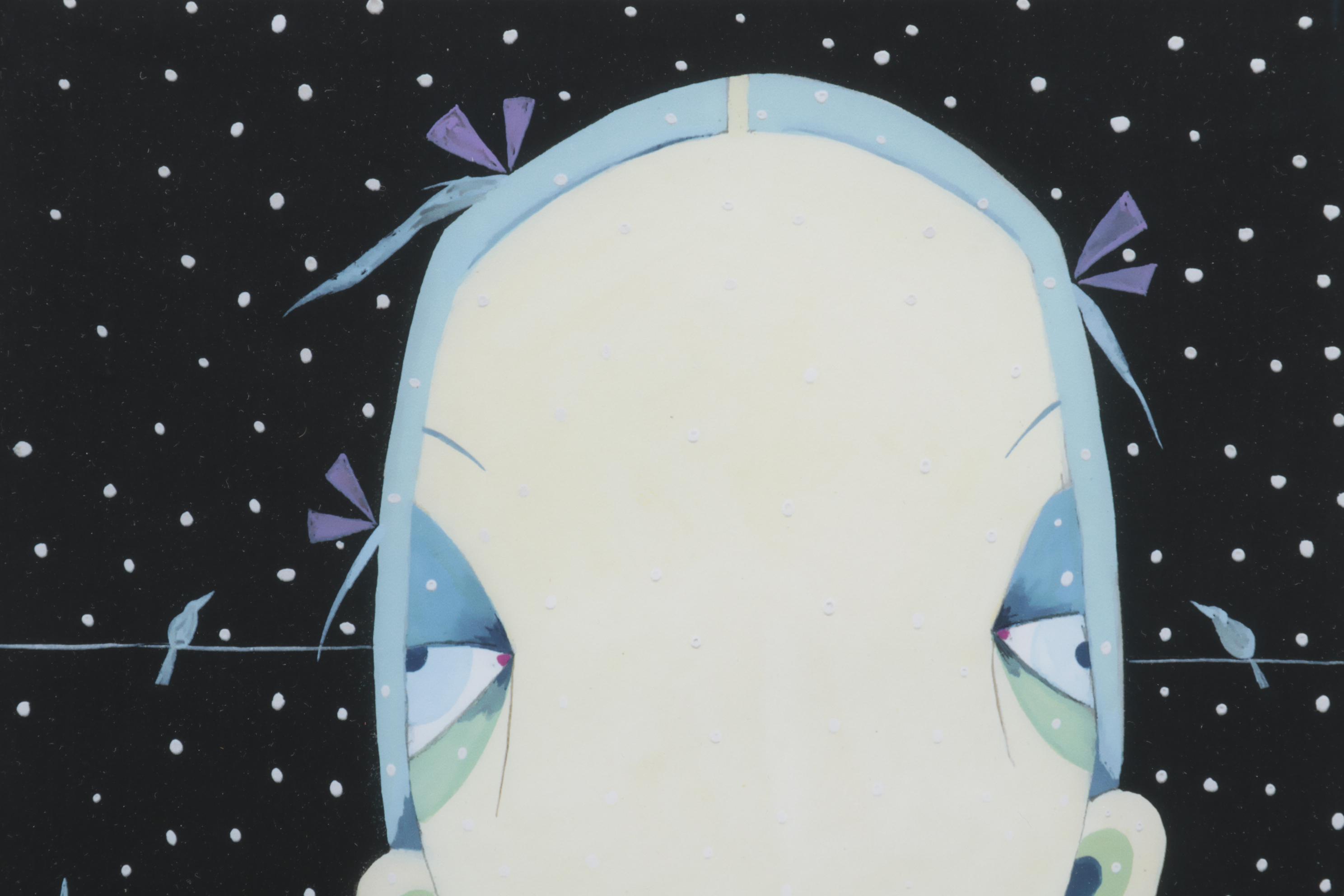 Paul Moschell Giclée "Snow on Susan's Sunday," 21st Century