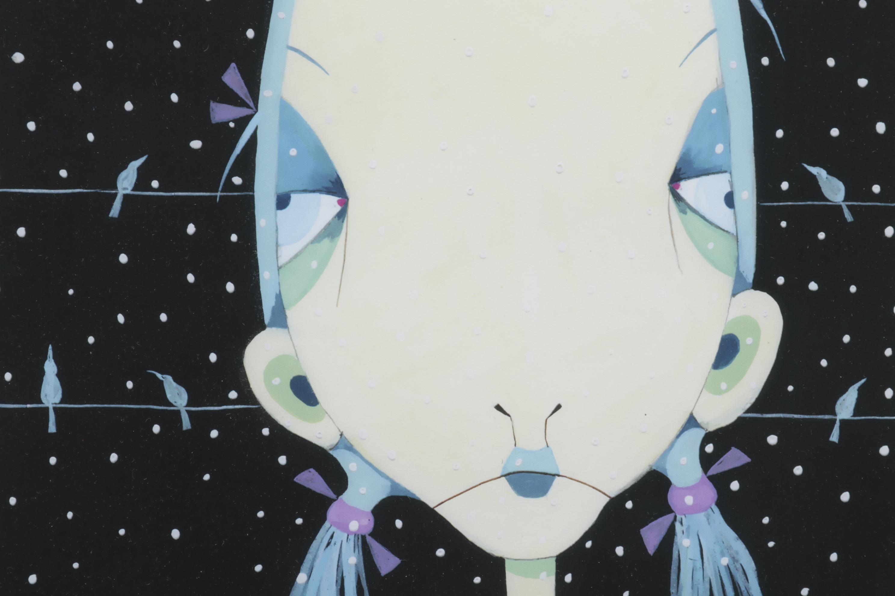 Paul Moschell Giclée "Snow on Susan's Sunday," 21st Century