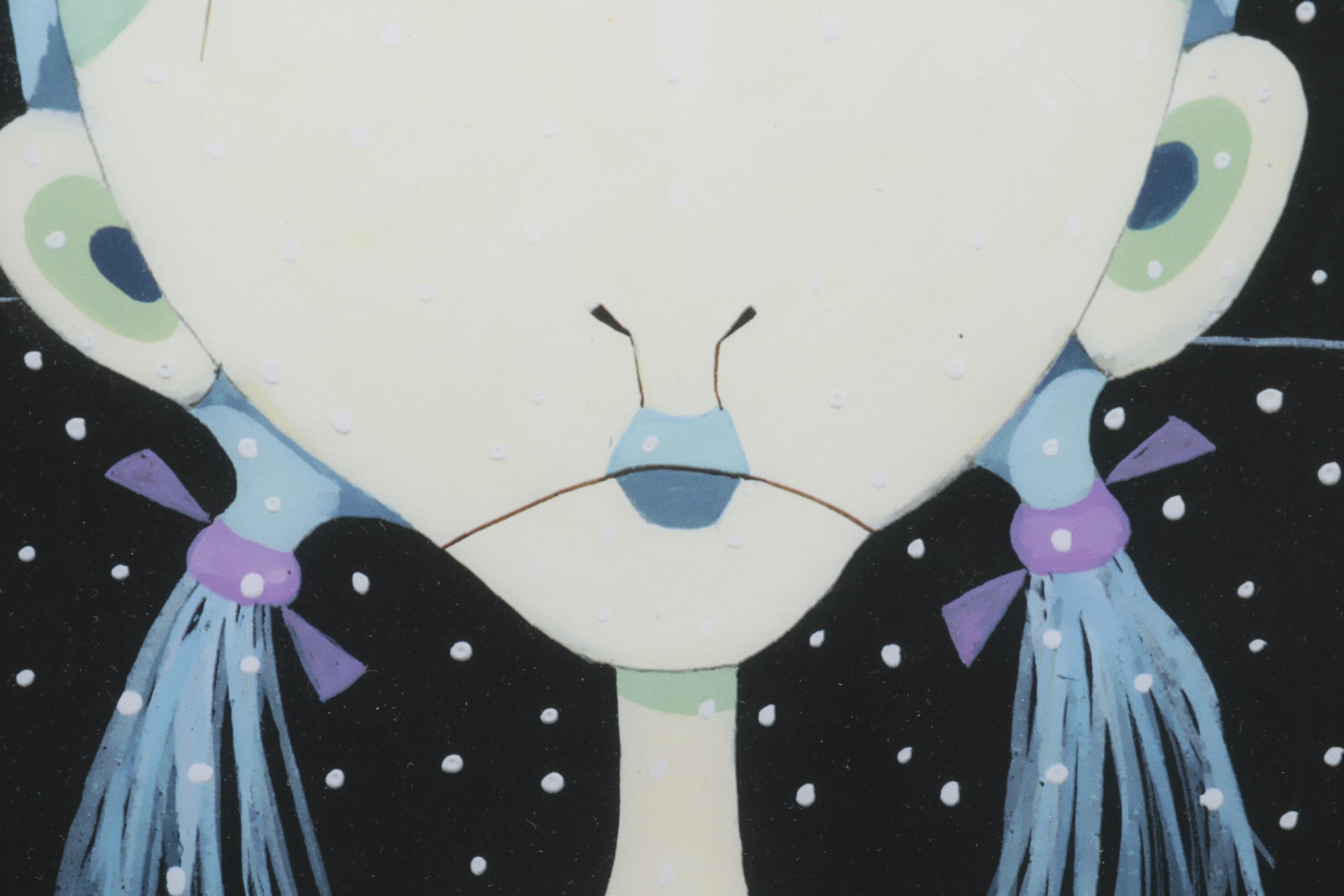 Paul Moschell Giclée "Snow on Susan's Sunday," 21st Century