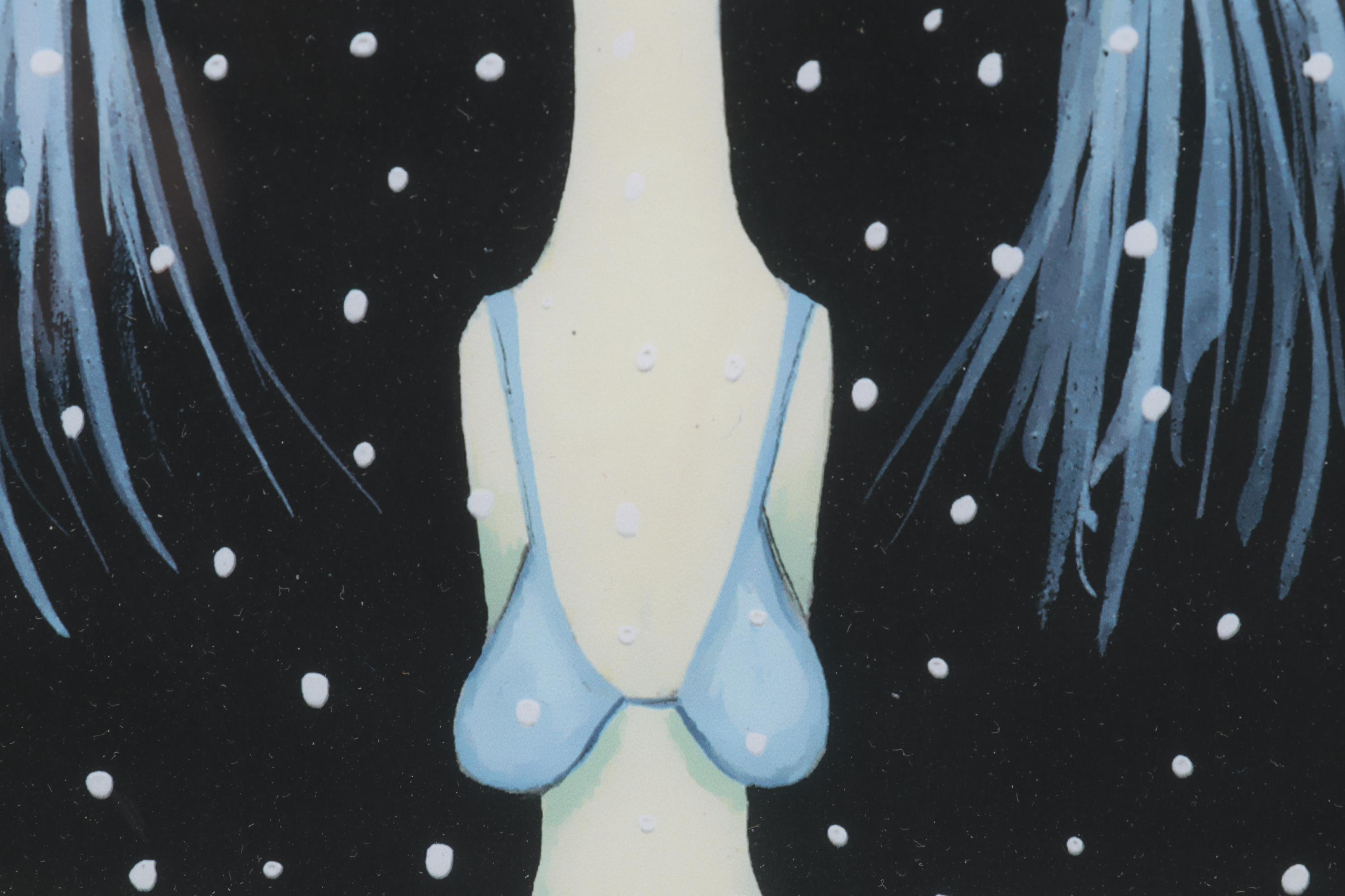 Paul Moschell Giclée "Snow on Susan's Sunday," 21st Century