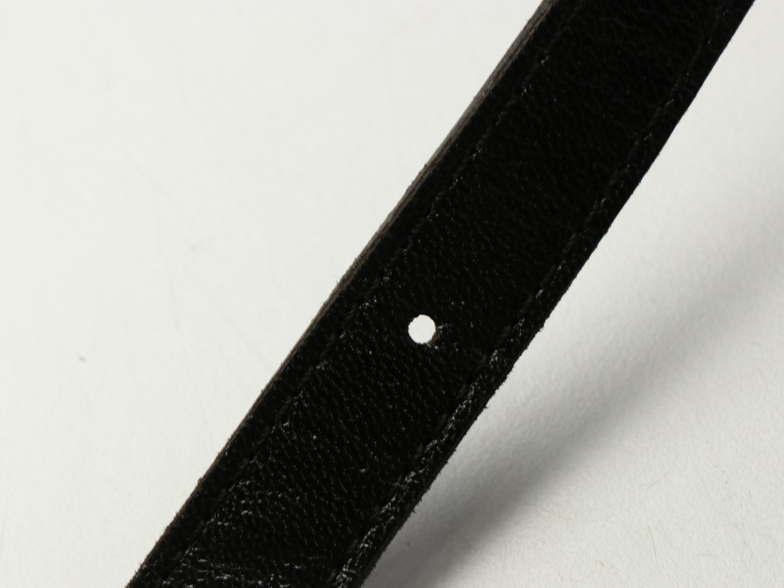 Yves Saint Laurent Convertible Clutch in Lizard Skin/Leather with Brogue Detail