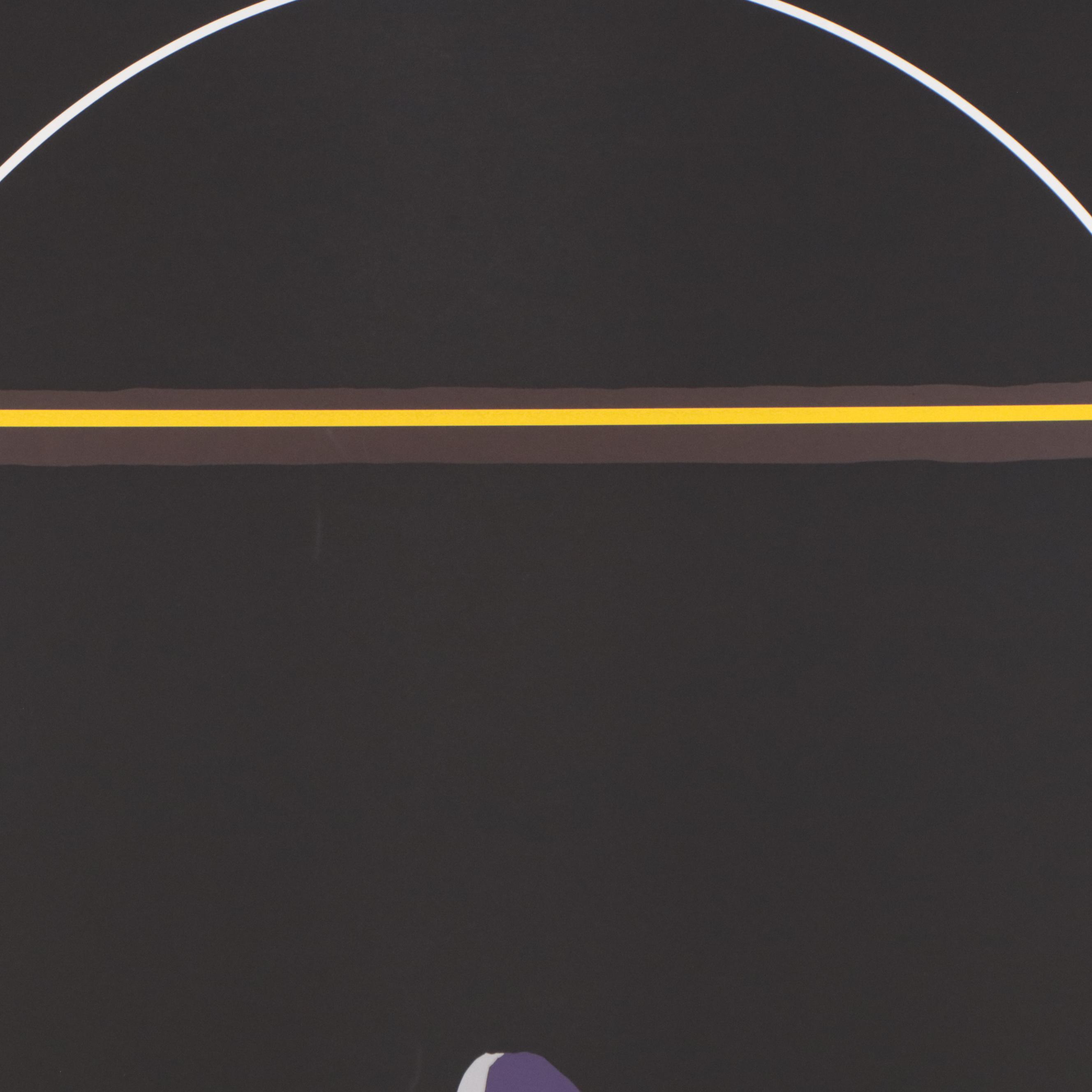 Thomas Whelan Benton Serigraph "Rainbow Mountain," 1981