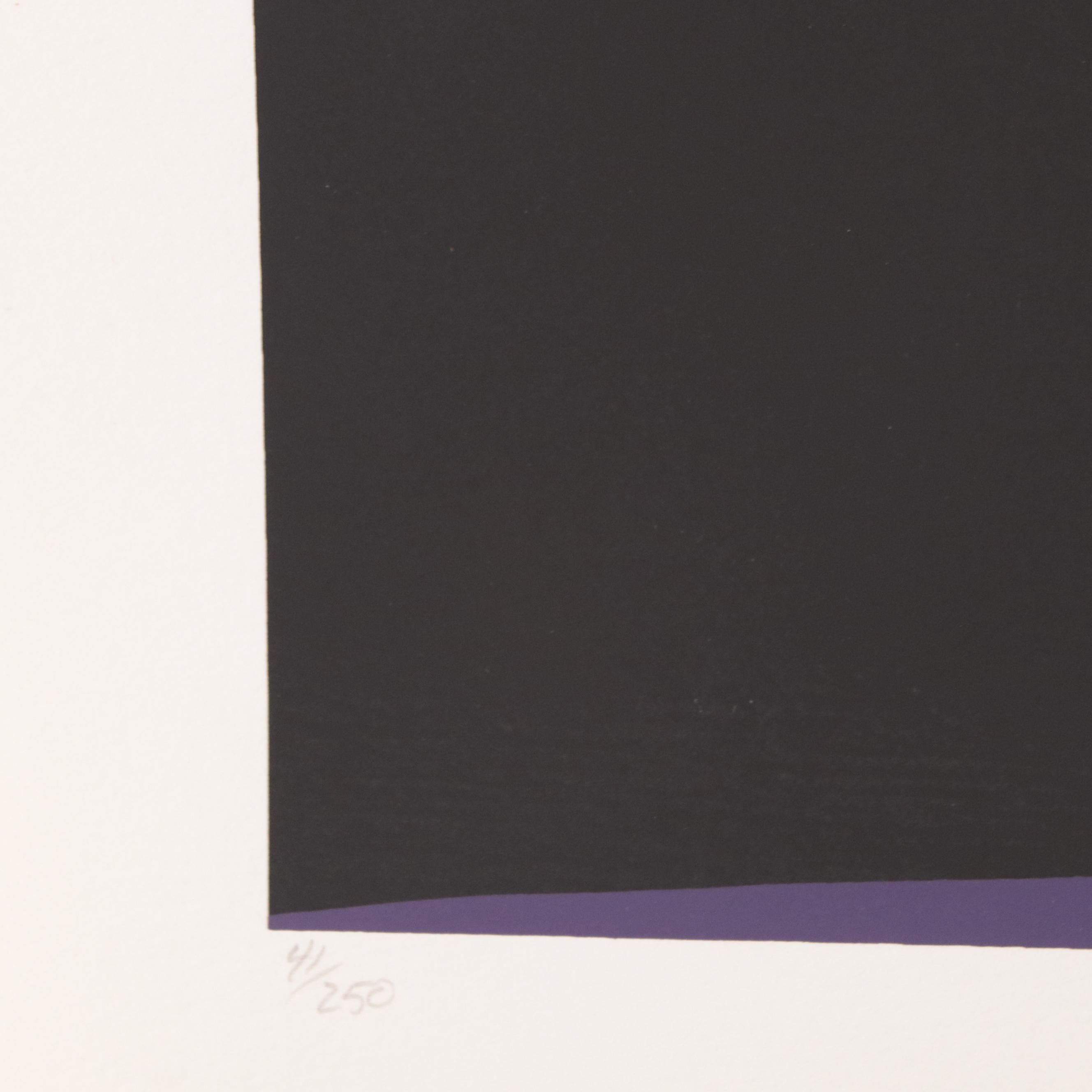 Thomas Whelan Benton Serigraph "Rainbow Mountain," 1981