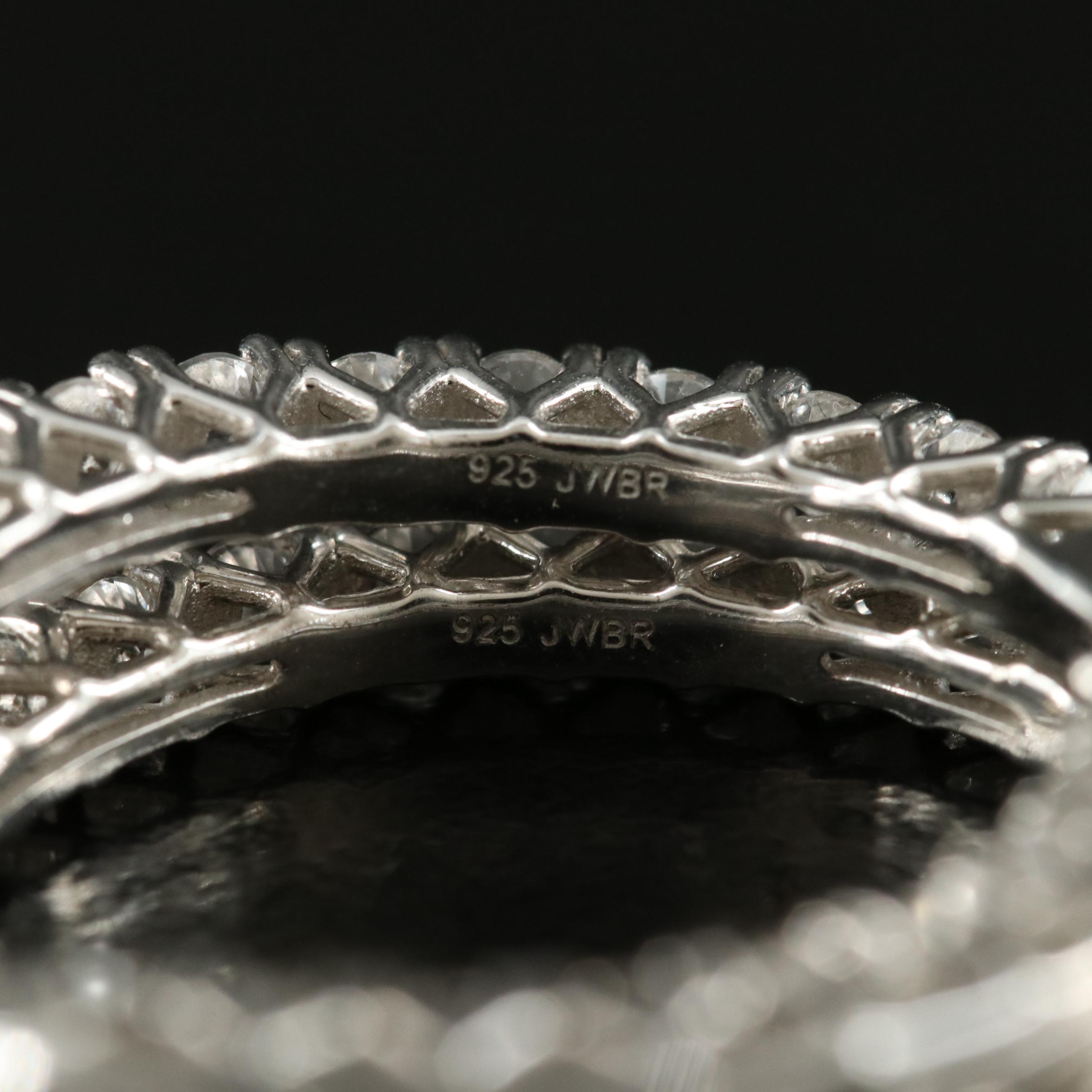 Sterling Sapphire Inside-Out Hoop Earrings