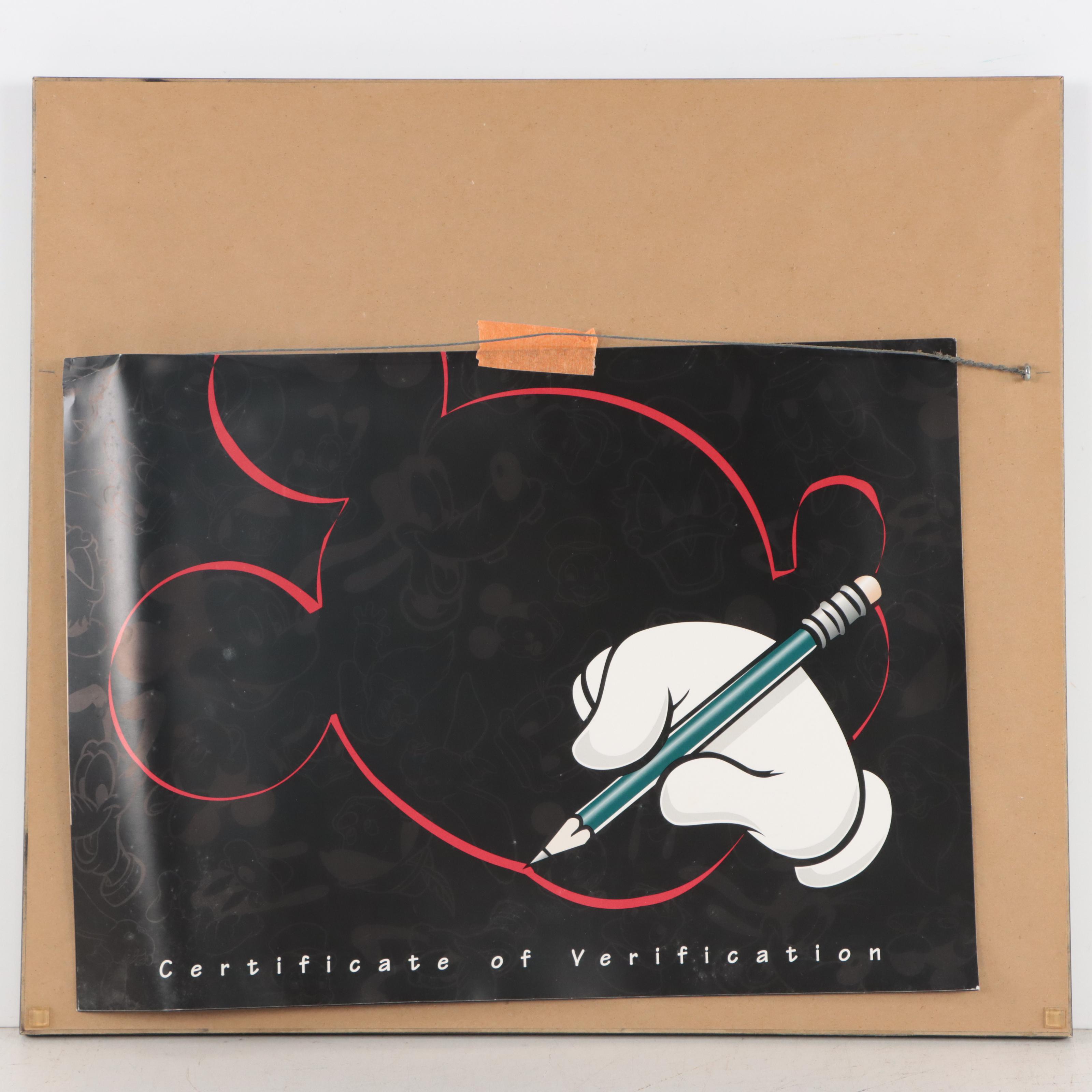 Jeff Shelton Colored Pencil and Ink Drawing of Quasimodo, 1997