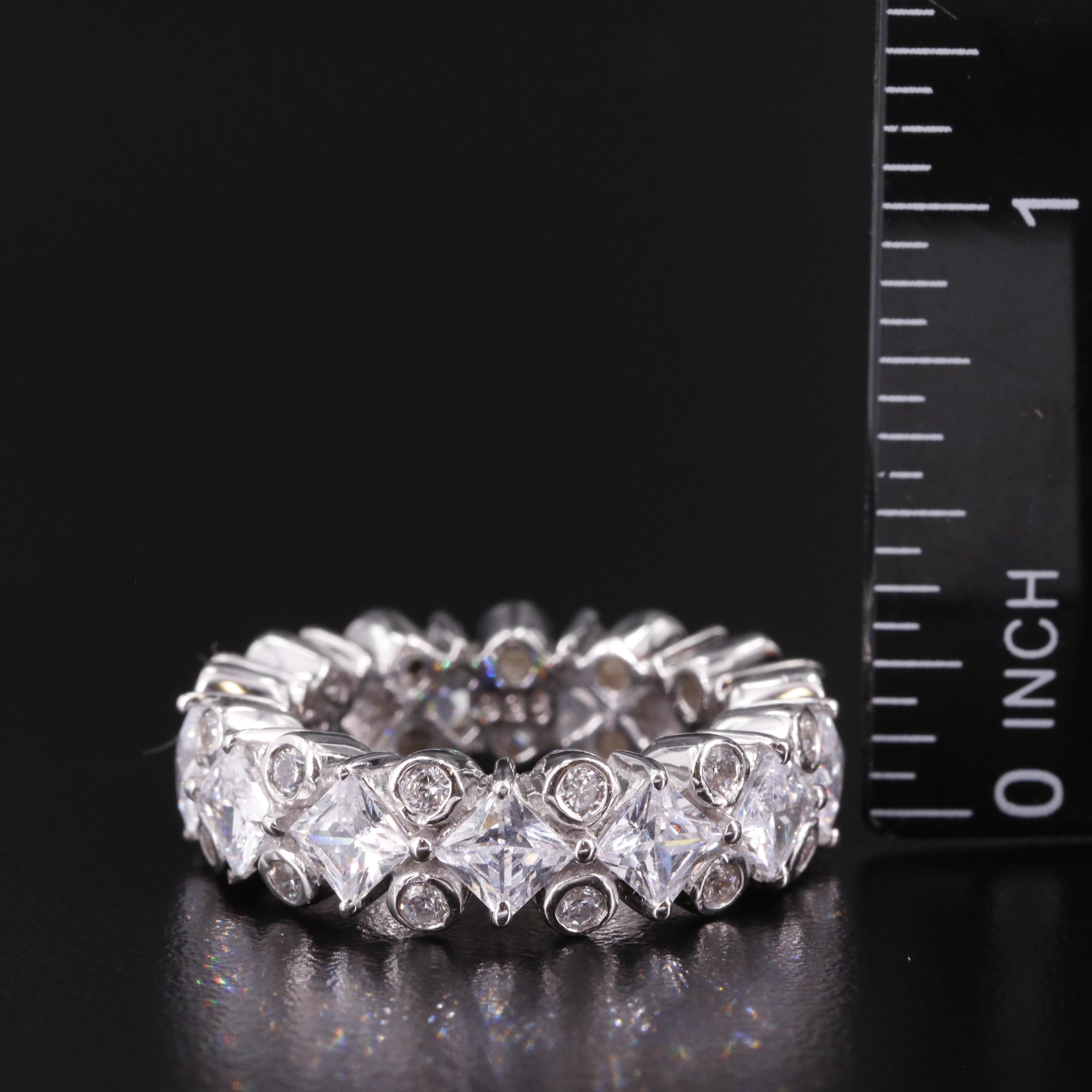 Sterling Cubic Zirconia Band