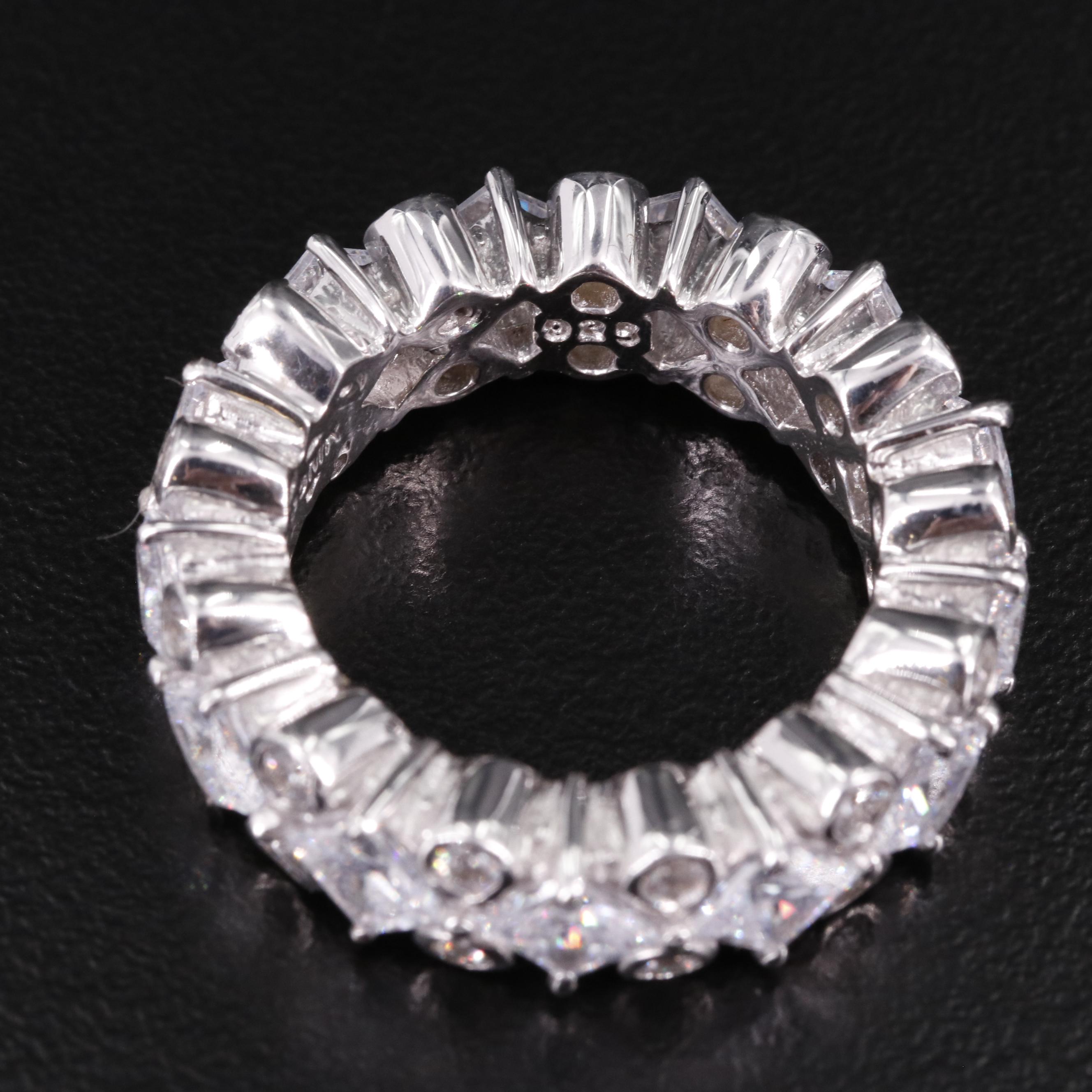 Sterling Cubic Zirconia Band