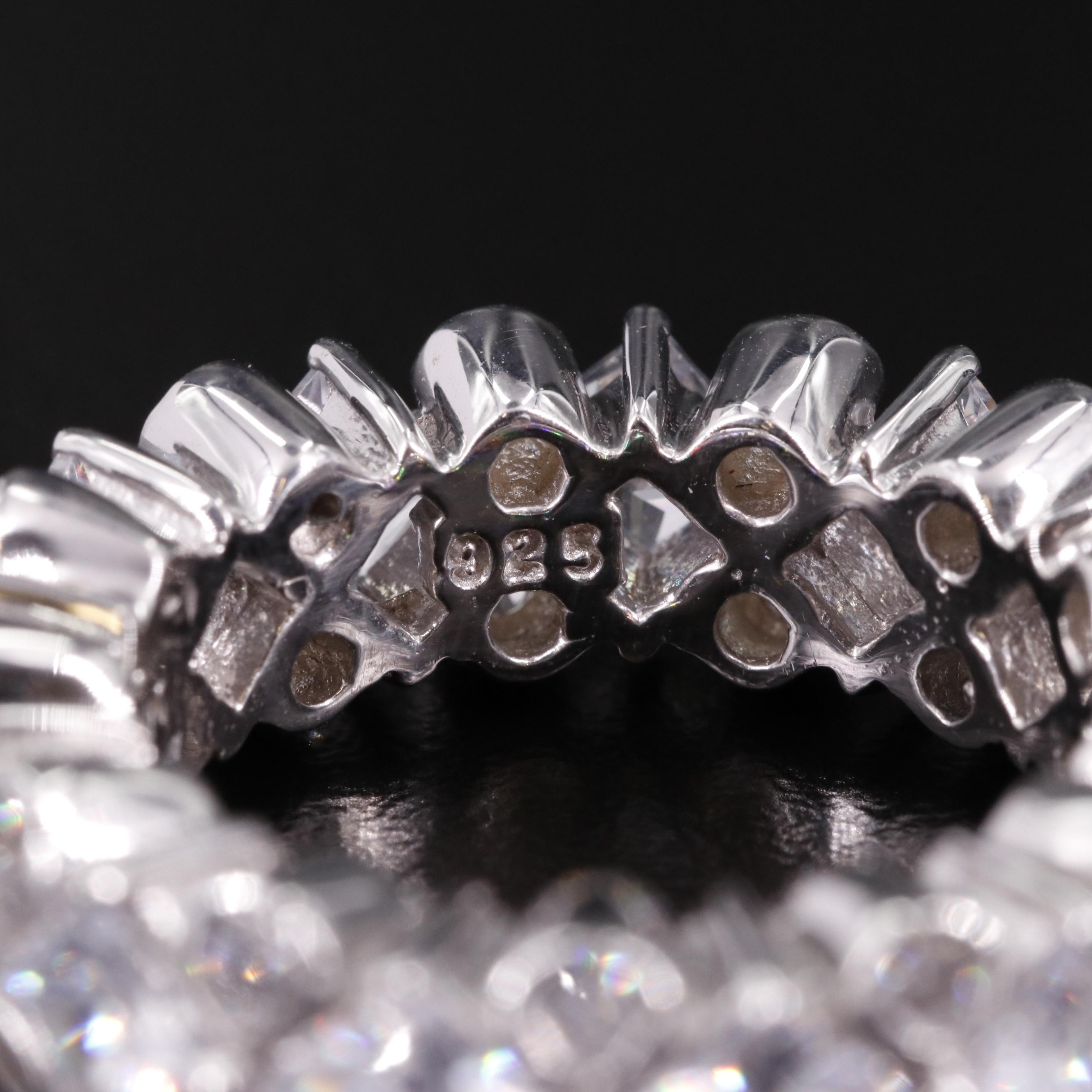 Sterling Cubic Zirconia Band